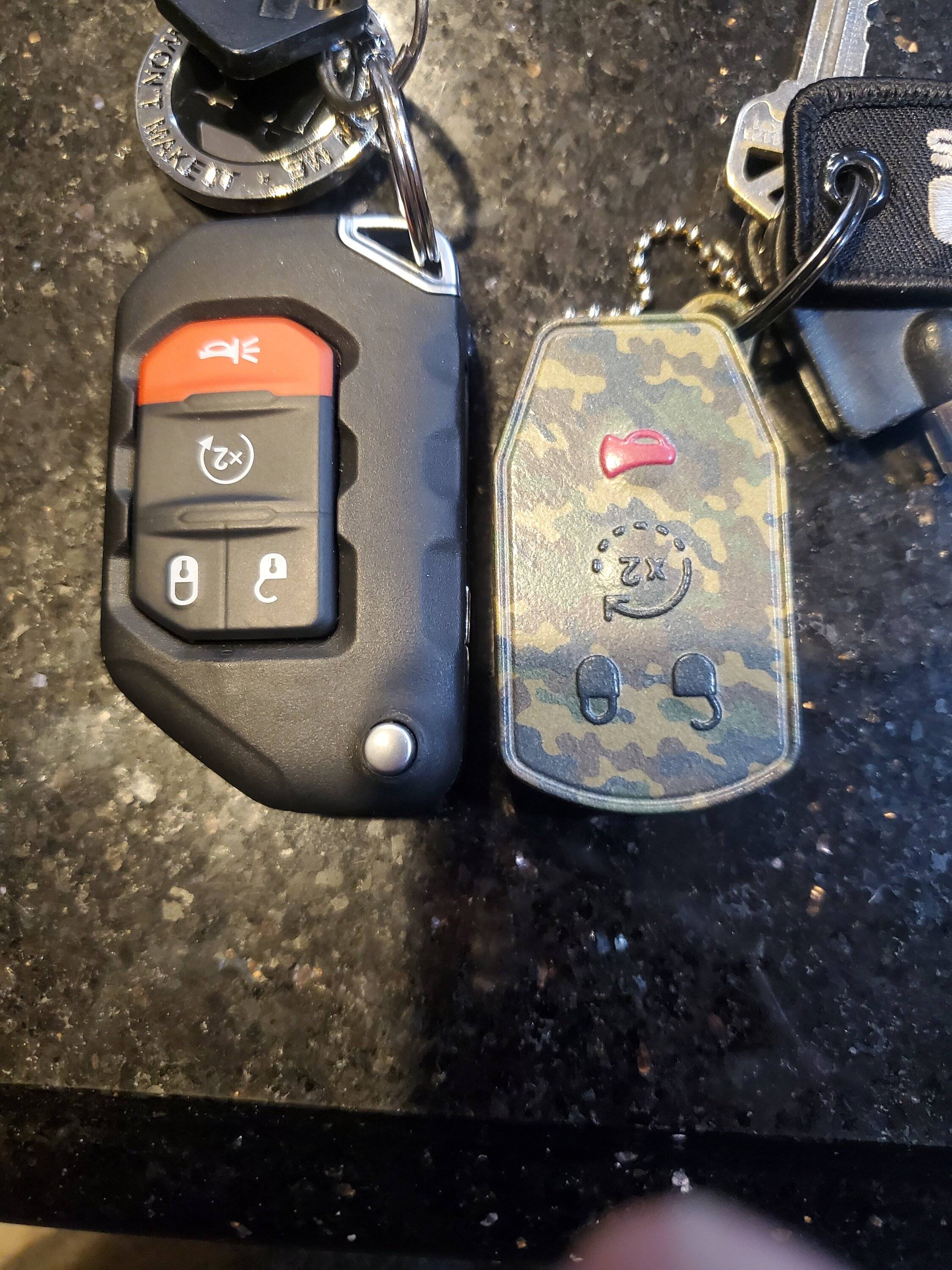 Jeep Gladiator Smaller Key Fob 16779371046997595922967561121776
