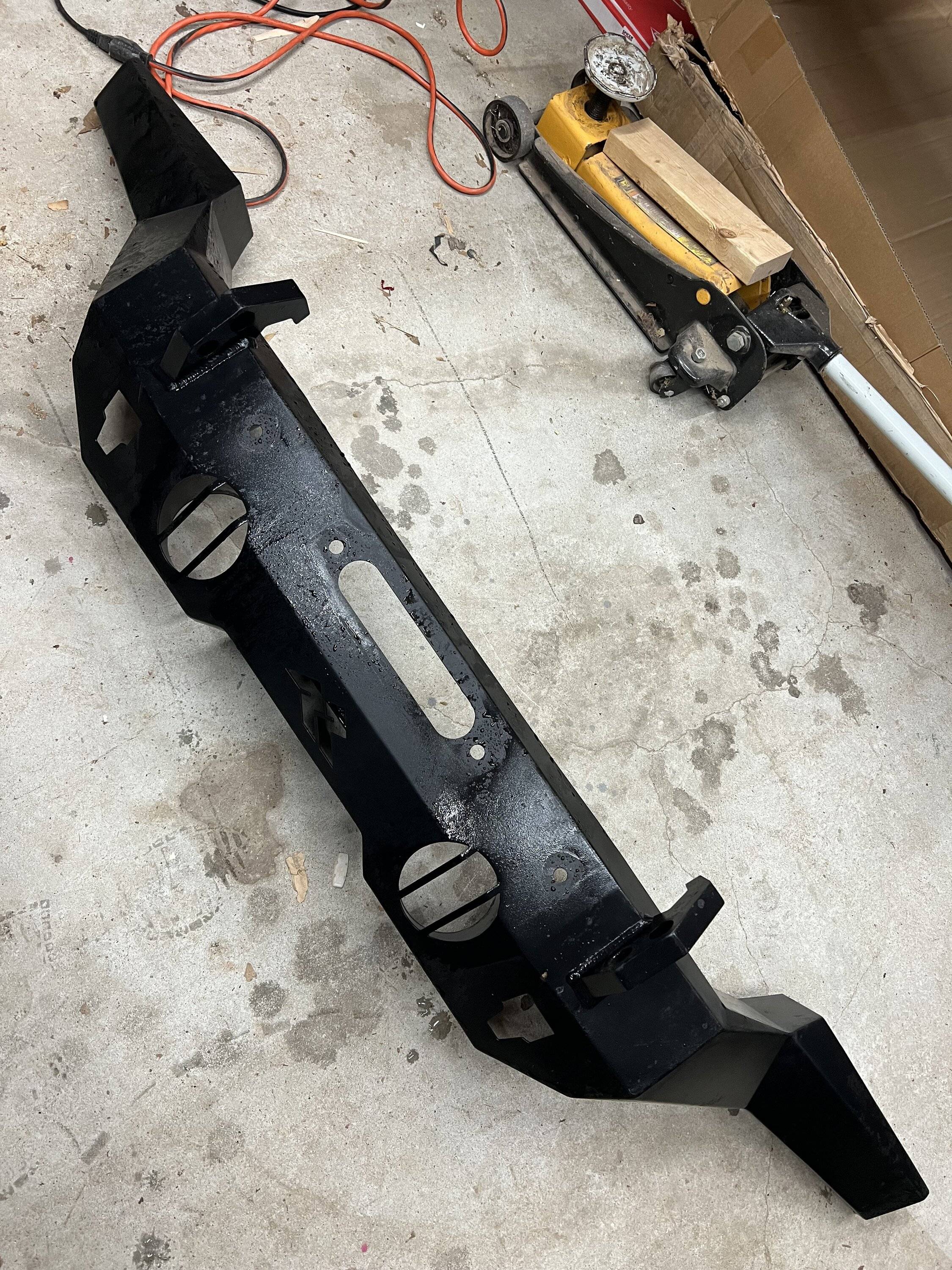 Jeep Gladiator Rugged Ridge Full Width Jeep JL/JT Wrangler Gladiator Bumper Winch ready IMG_8374