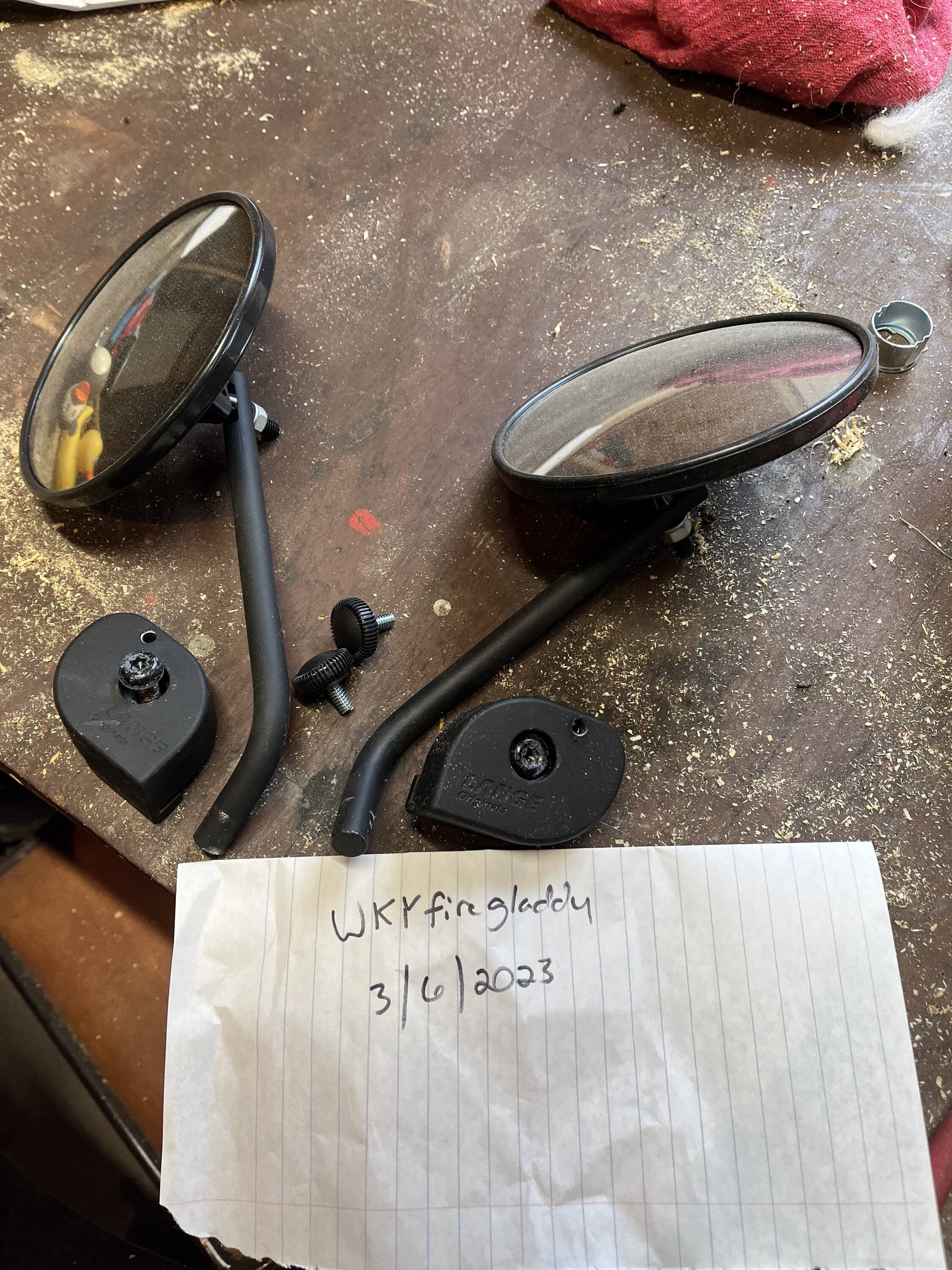 Jeep Gladiator Lange coyote door off mirrors $100 F5553027-5627-42AC-A0D4-C36B016B56DA