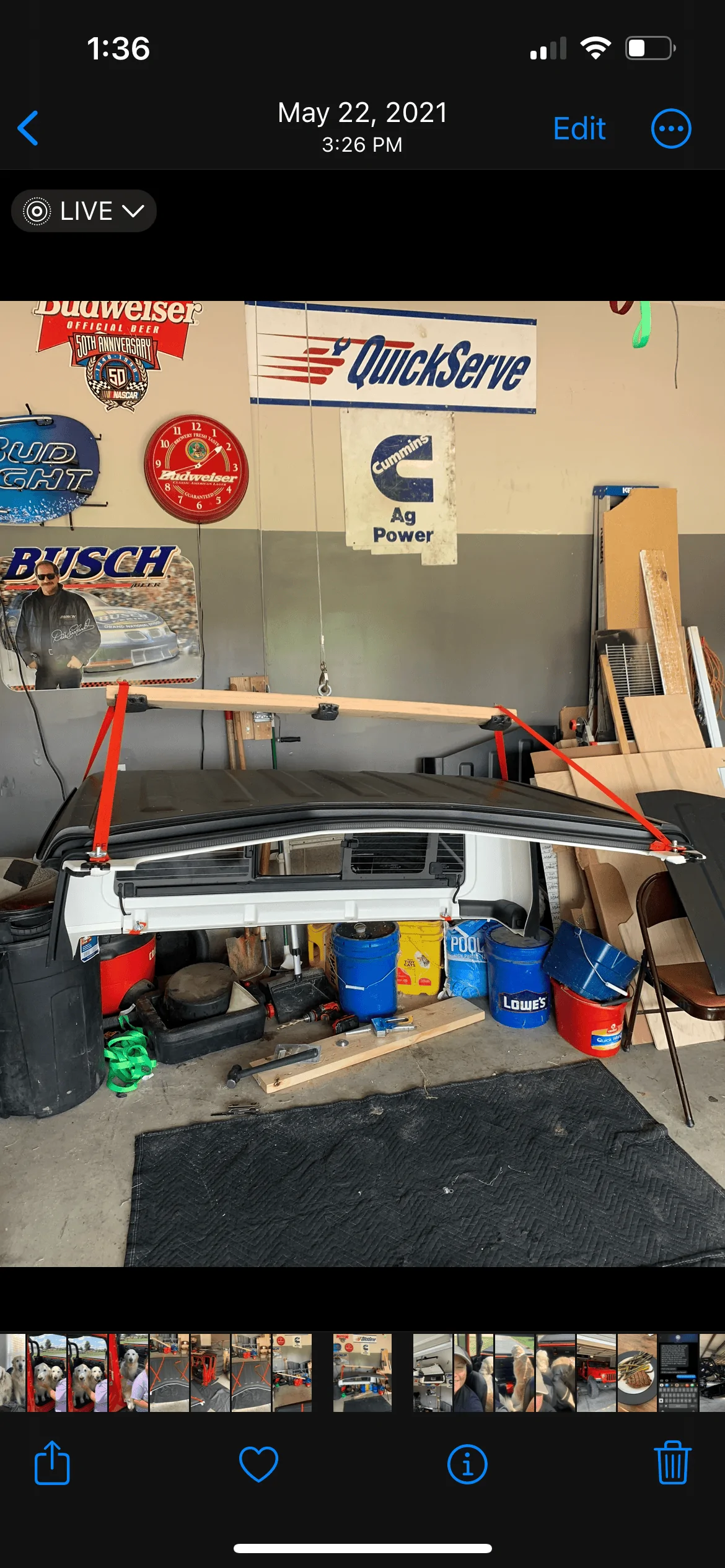 Jeep Gladiator Door rack and hard top hoist bracket 377DE3B0-78E5-404B-B660-D32DDD7ED8E8