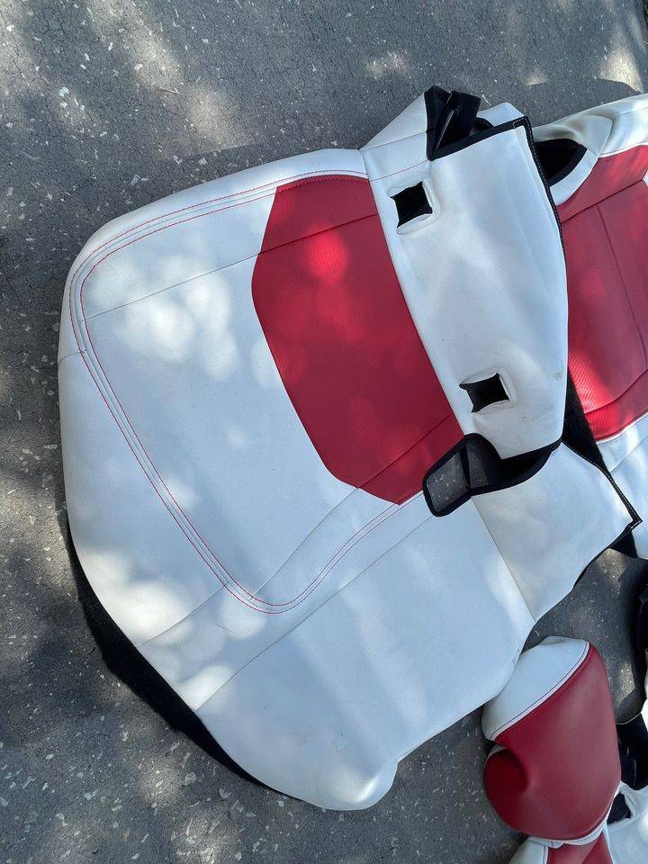 Jeep Gladiator Custom Red/White PRP Vinyl Seat covers 4BB68BCB-9662-4376-8F45-2629D522A084