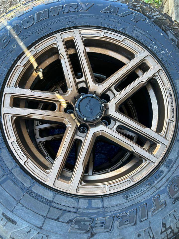 Jeep Gladiator 17" Bronze Venomrex Flow forged wheels and Toyo Open Country AT III p285/70r17 9E7C8D07-AAE2-44EC-B6FB-5EF5B1355742