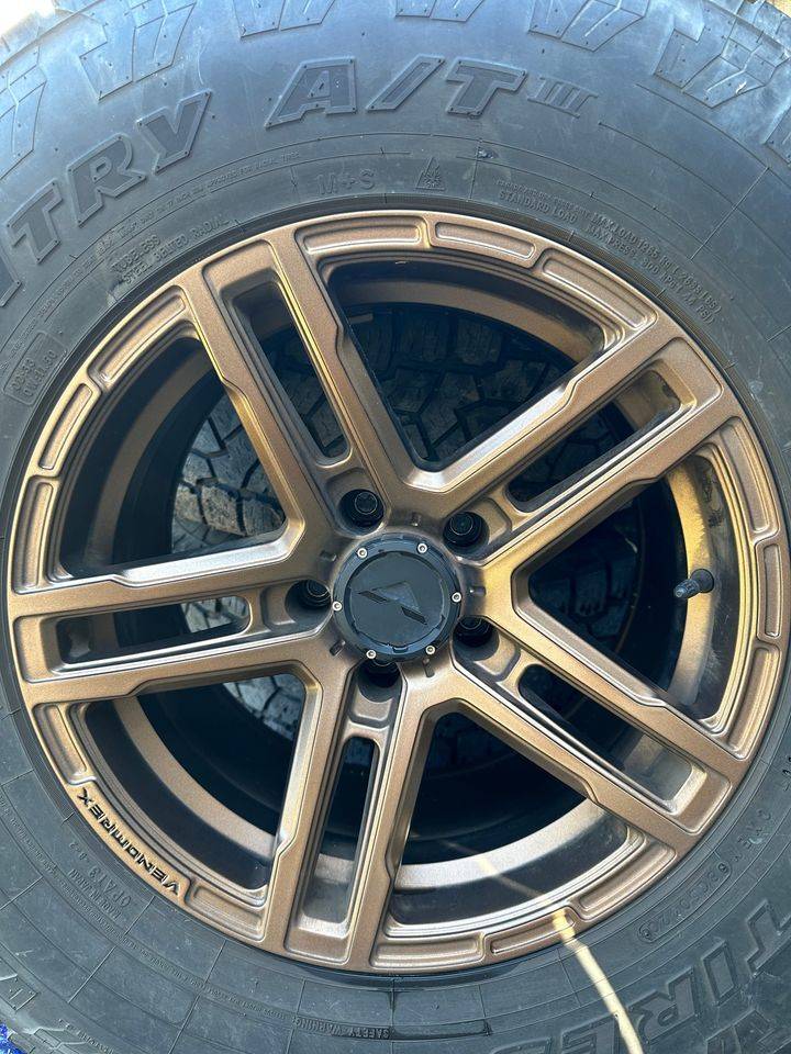 Jeep Gladiator 17" Bronze Venomrex Flow forged wheels and Toyo Open Country AT III p285/70r17 55EED6CD-3E4A-4F24-AAF7-1C9ECC9BDA3A