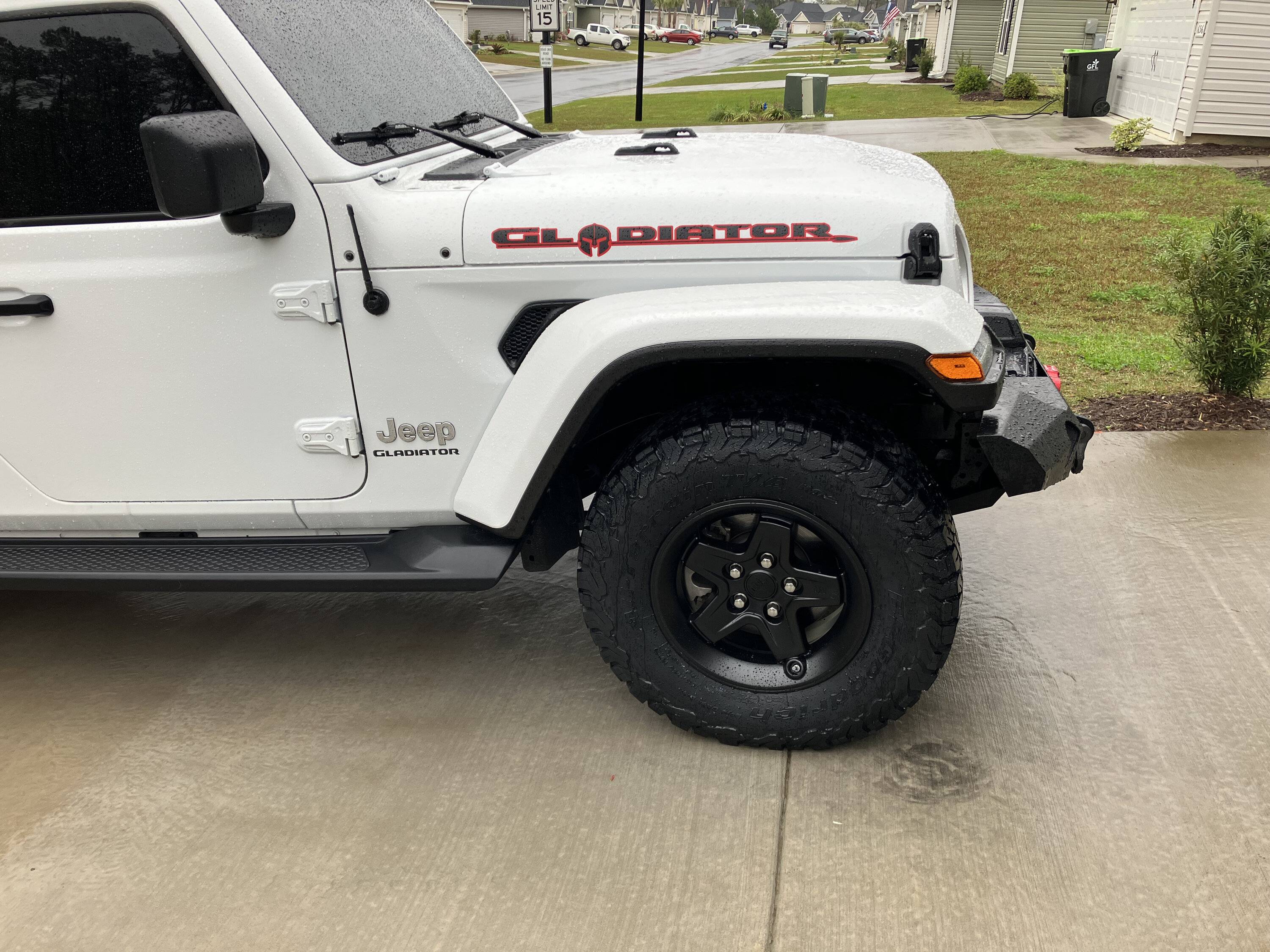 Jeep Gladiator New wheels and tires today for my JTO IMG_3949