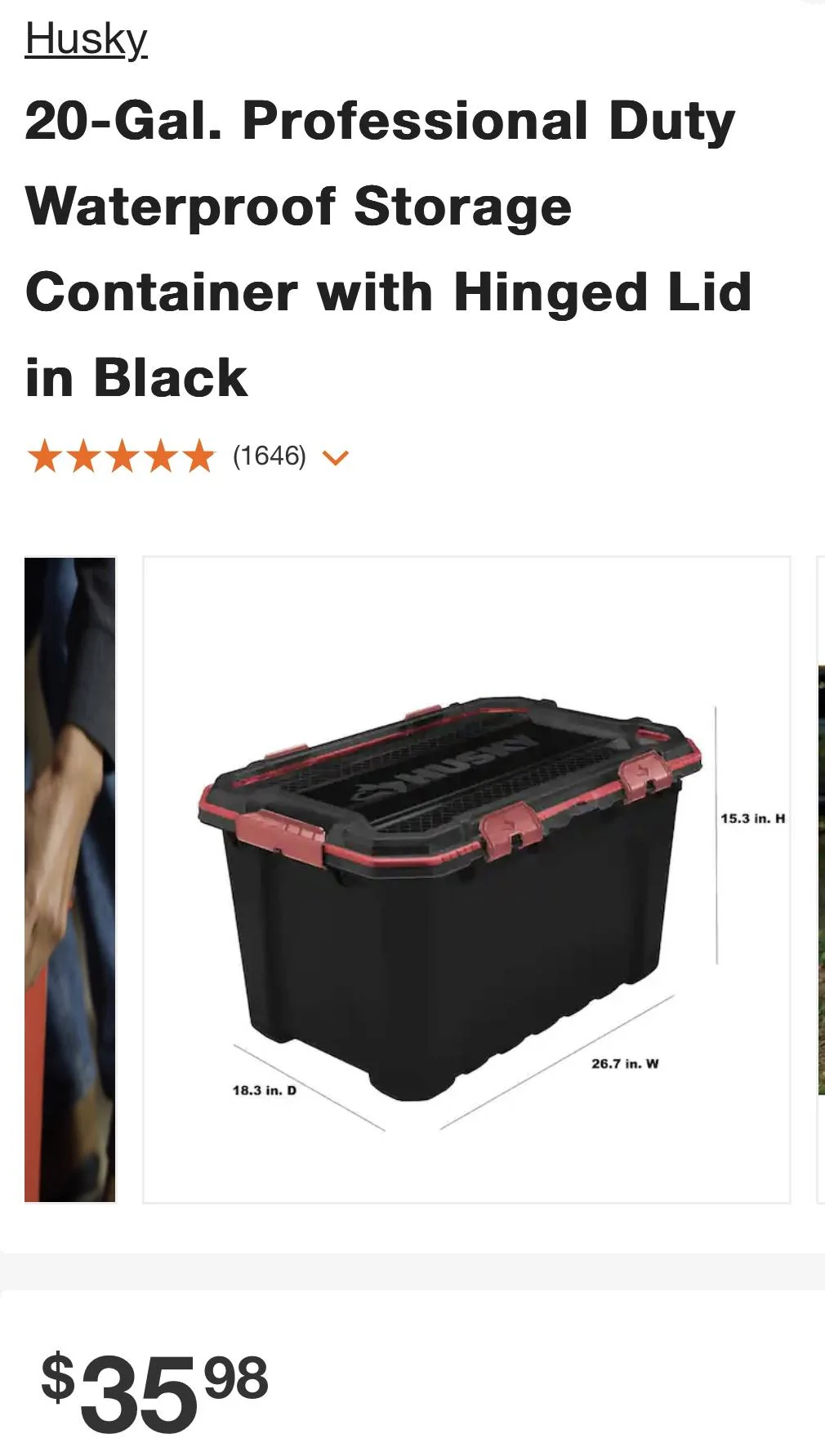 Jeep Gladiator Pelican BX135 Cargo Case D2056F3C-5845-434A-8549-4DEE00A48654