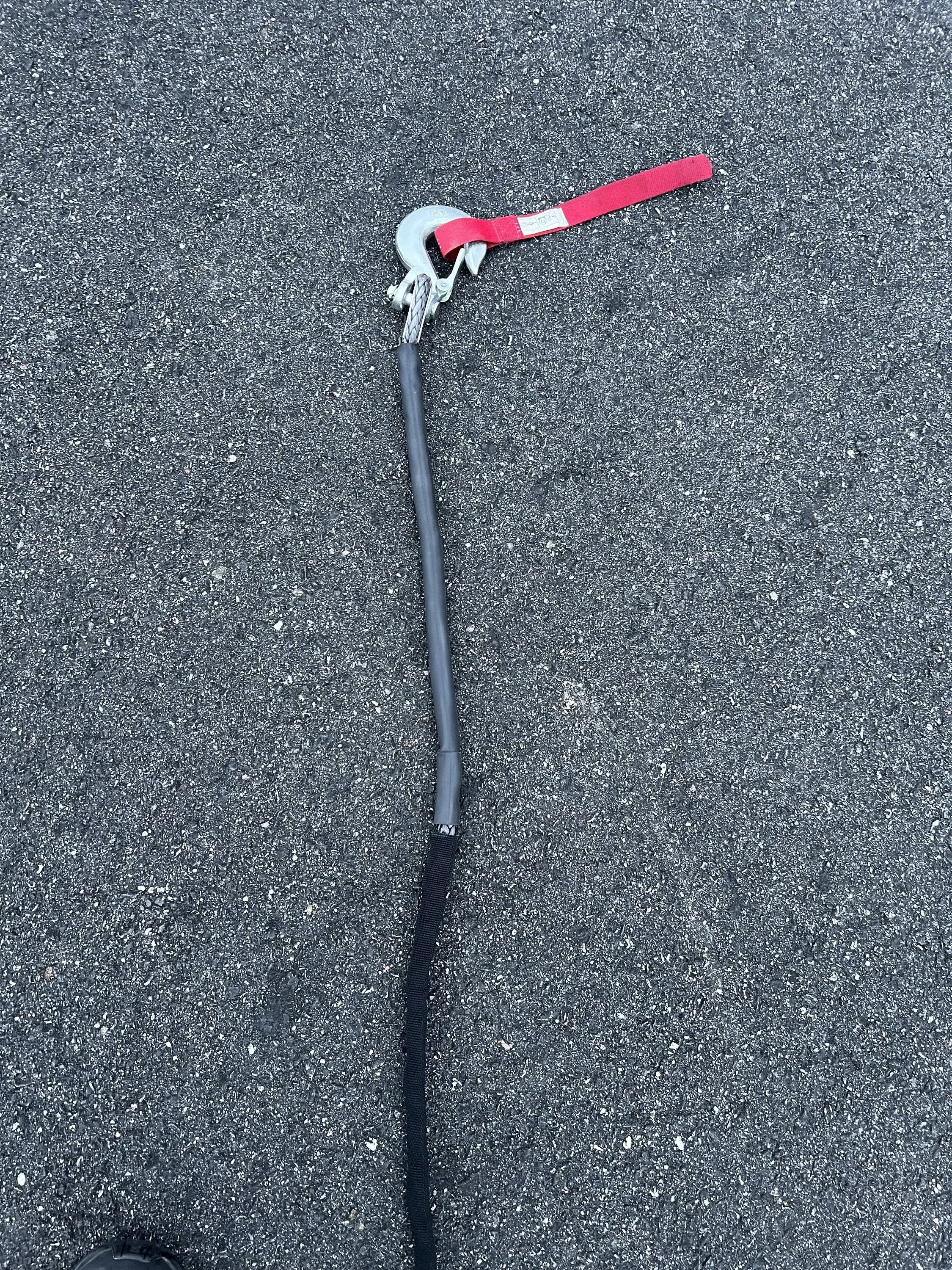 Jeep Gladiator Winch heat shrink and abrasion wrap DA4893CA-1C94-4853-9602-056DB791AB30