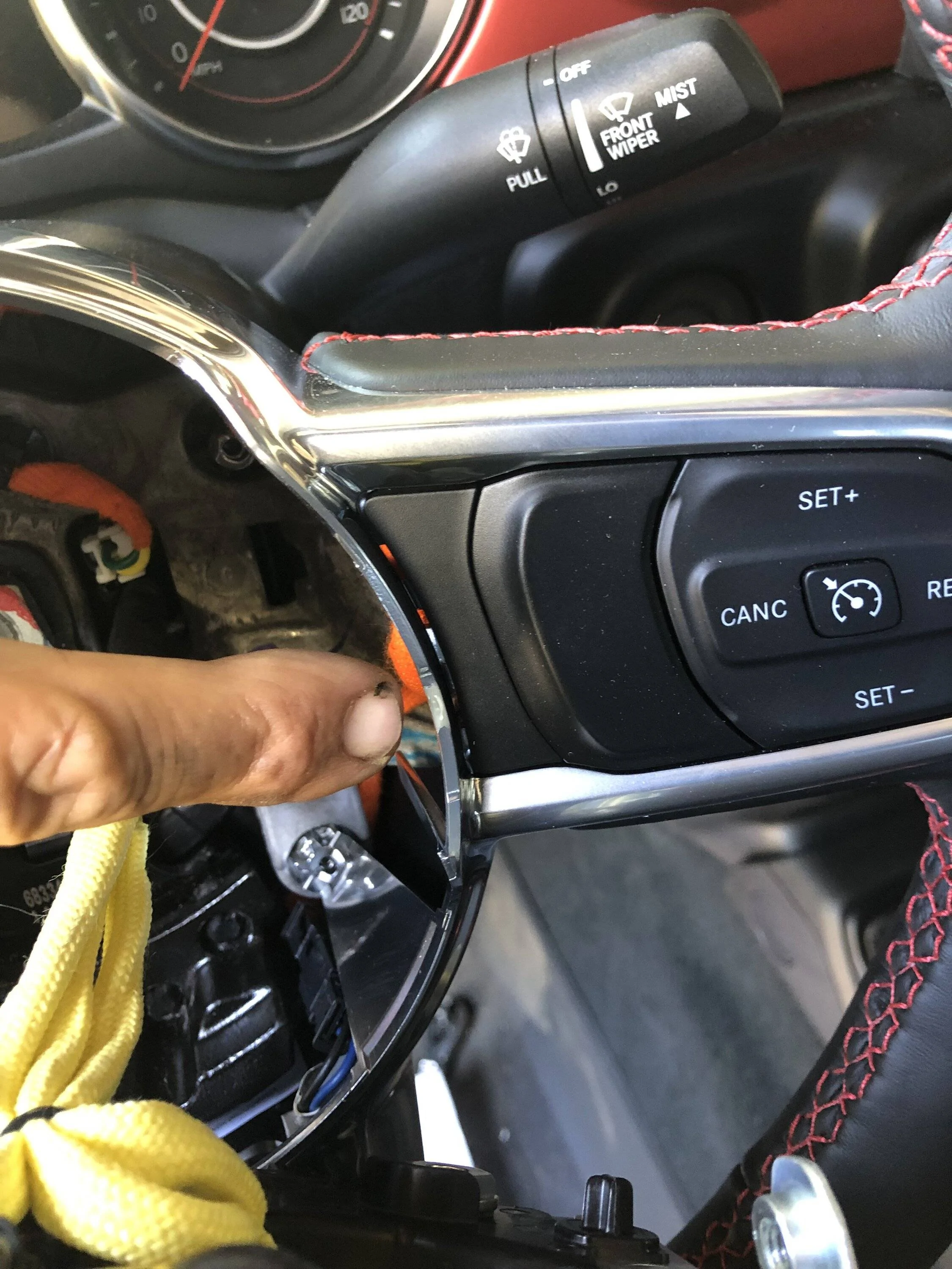 Jeep Gladiator Rattle coming from left of steering wheel inside cab 31F646B3-E2F8-4865-84FF-97A9A849046B