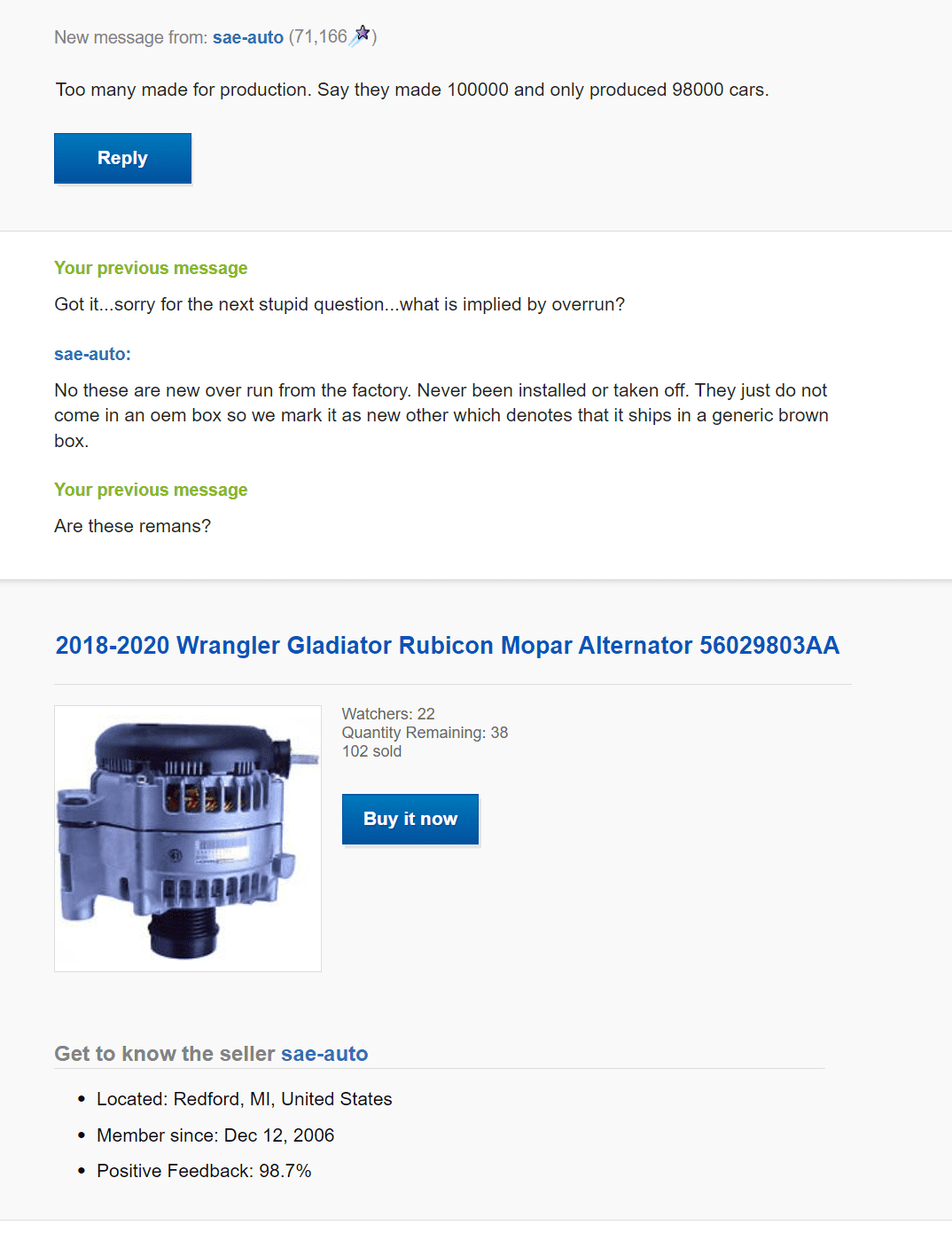 Jeep Gladiator Any issue putting the 850w fan on with the base alternator? 1678829499631