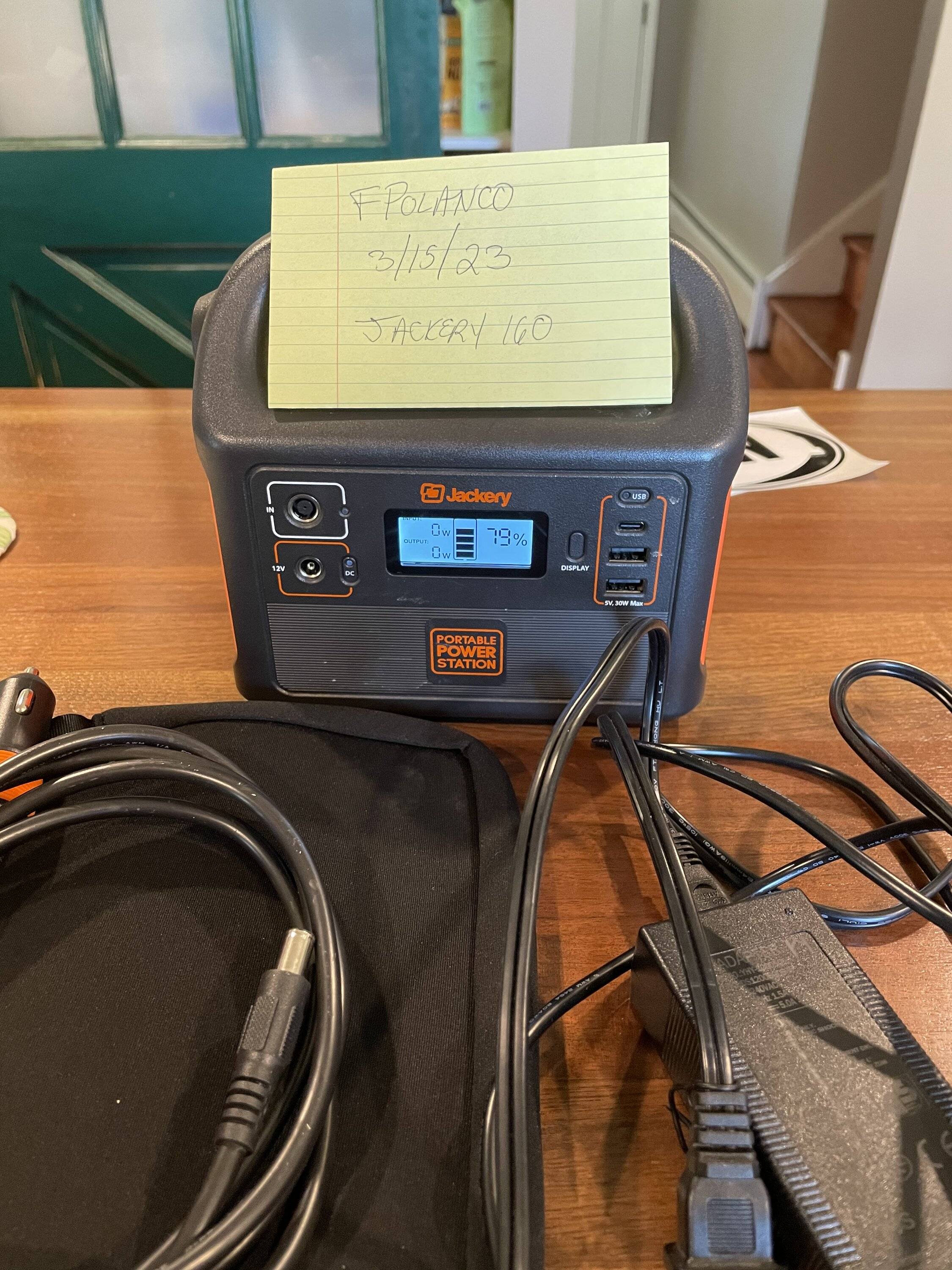 Jeep Gladiator Jackery 160 $80 shipped IMG_3725