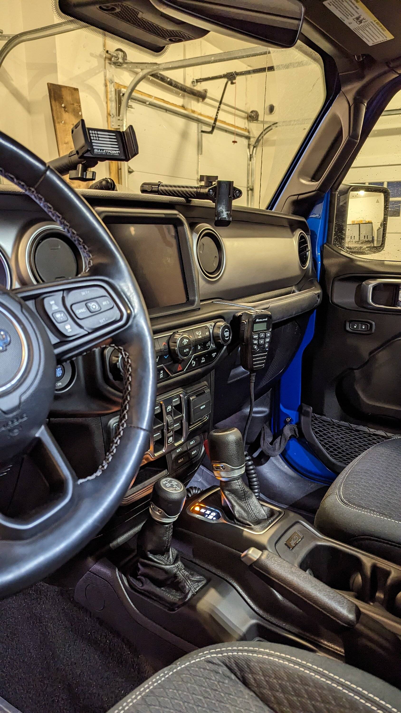 Jeep Gladiator Alaska Daily Drivers: Hydro Blue 80A and Bright White JTR PXL_20230318_044853866