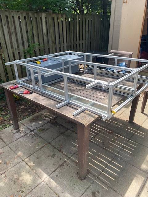 Jeep Gladiator Iron Man 4x4 Tent-Annex-Awning and Drawers System with water Tank Frame - 1