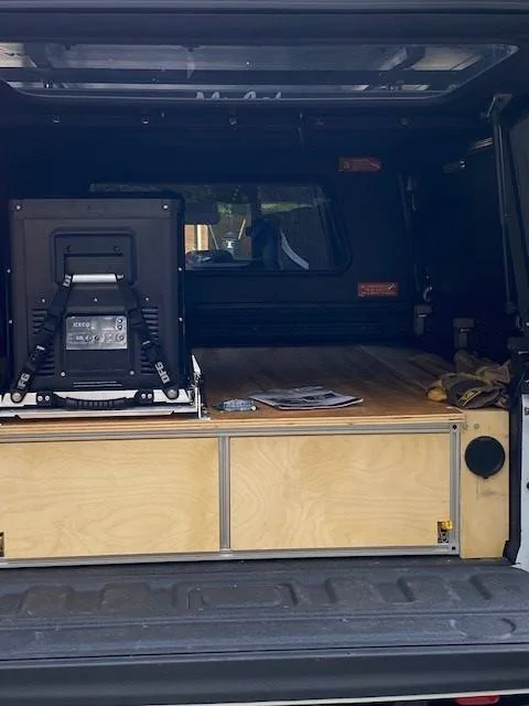 Jeep Gladiator Iron Man 4x4 Tent-Annex-Awning and Drawers System with water Tank Drawers with Fridge and Slid