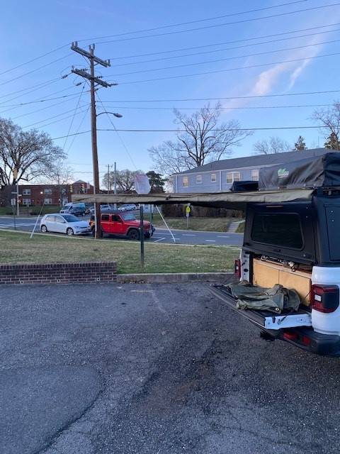 Jeep Gladiator Iron Man 4x4 Tent-Annex-Awning and Drawers System with water Tank Awning Rear