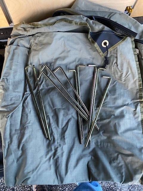 Jeep Gladiator Iron Man 4x4 Tent-Annex-Awning and Drawers System with water Tank Extension w Pegs