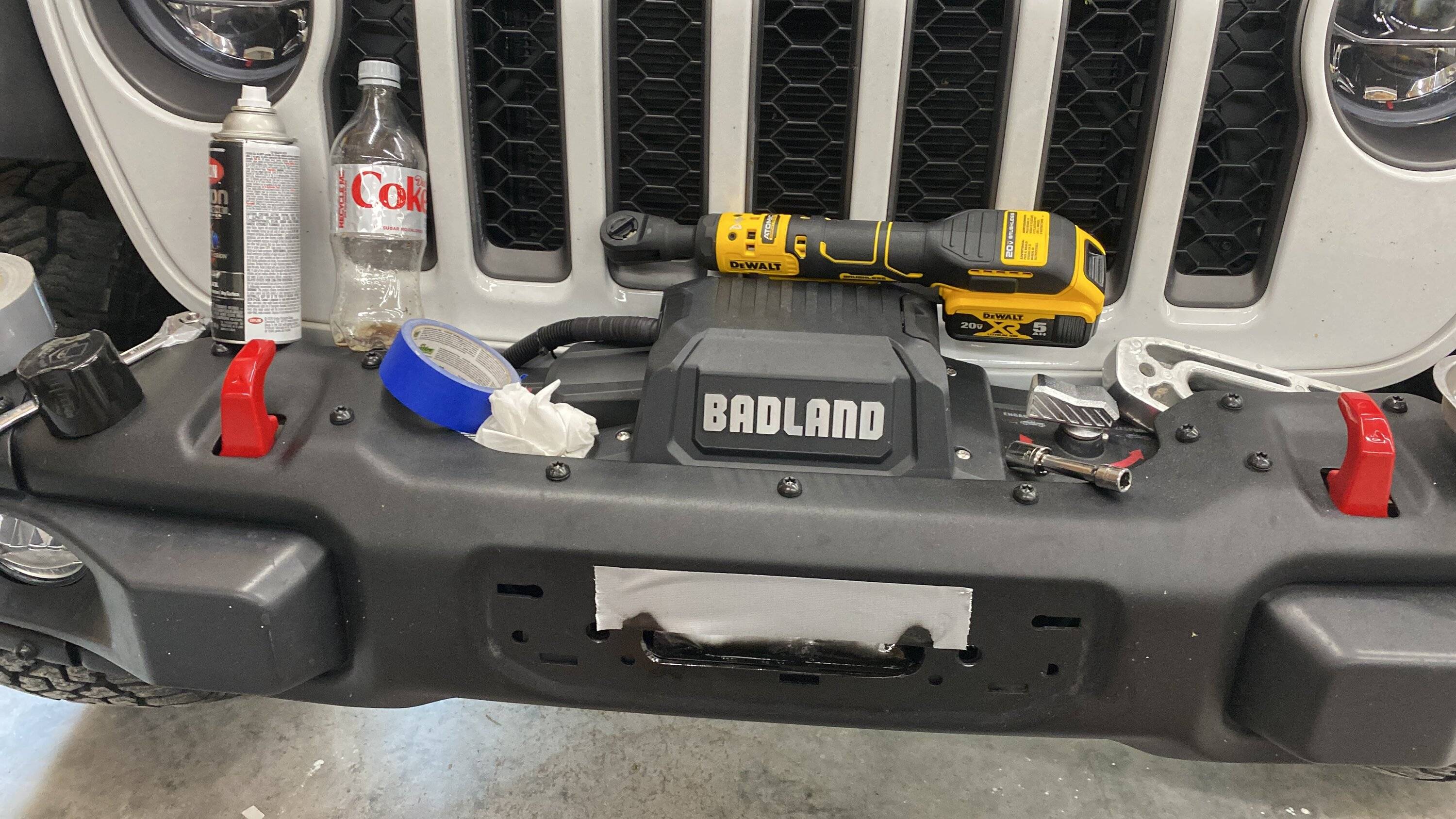 Jeep Gladiator Fairlead Plate install, after which installation? F2CF383F-A504-4265-A257-F1DEFA2AC986