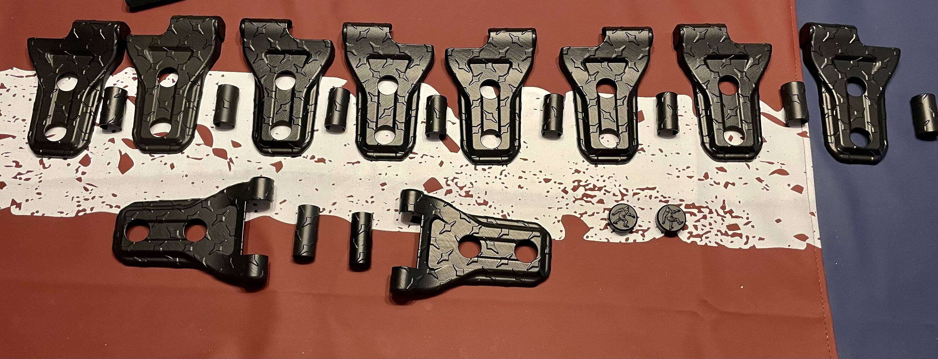 Jeep Gladiator Threedom door / hood hinge coves door hinge and hood hinge covers