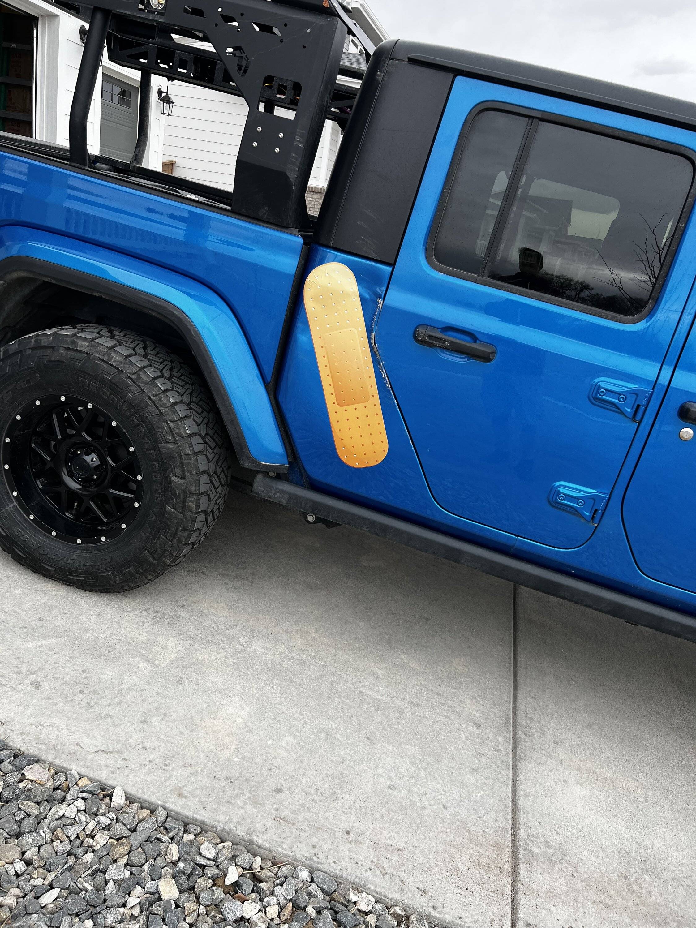 Jeep Gladiator Yankee Hill Colorado with a Gladiator, a Rivian and a Bronco… Damage IMG_2343