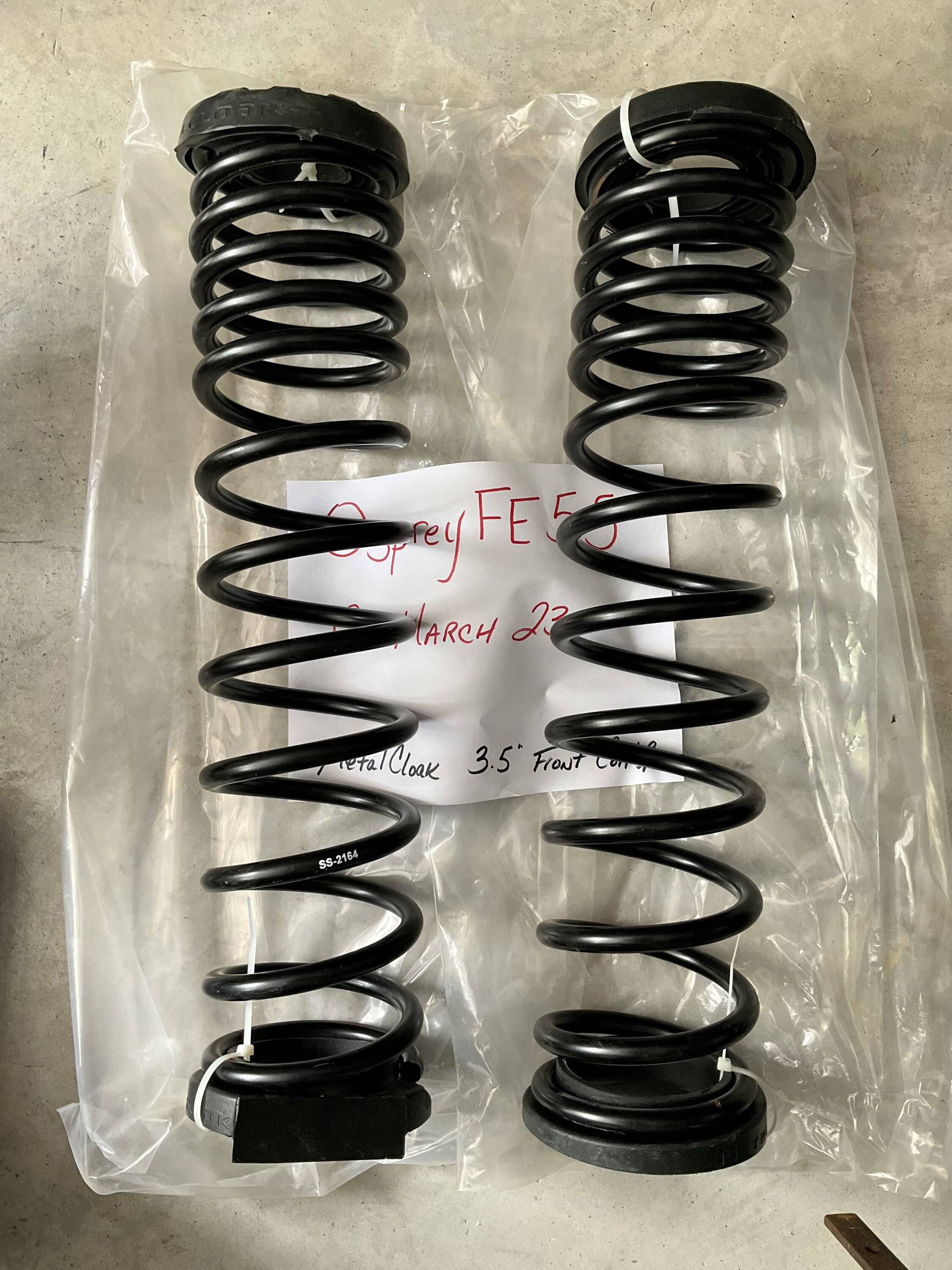 Jeep Gladiator MetalCloak 3.5 Front Coil Springs IMG_0089