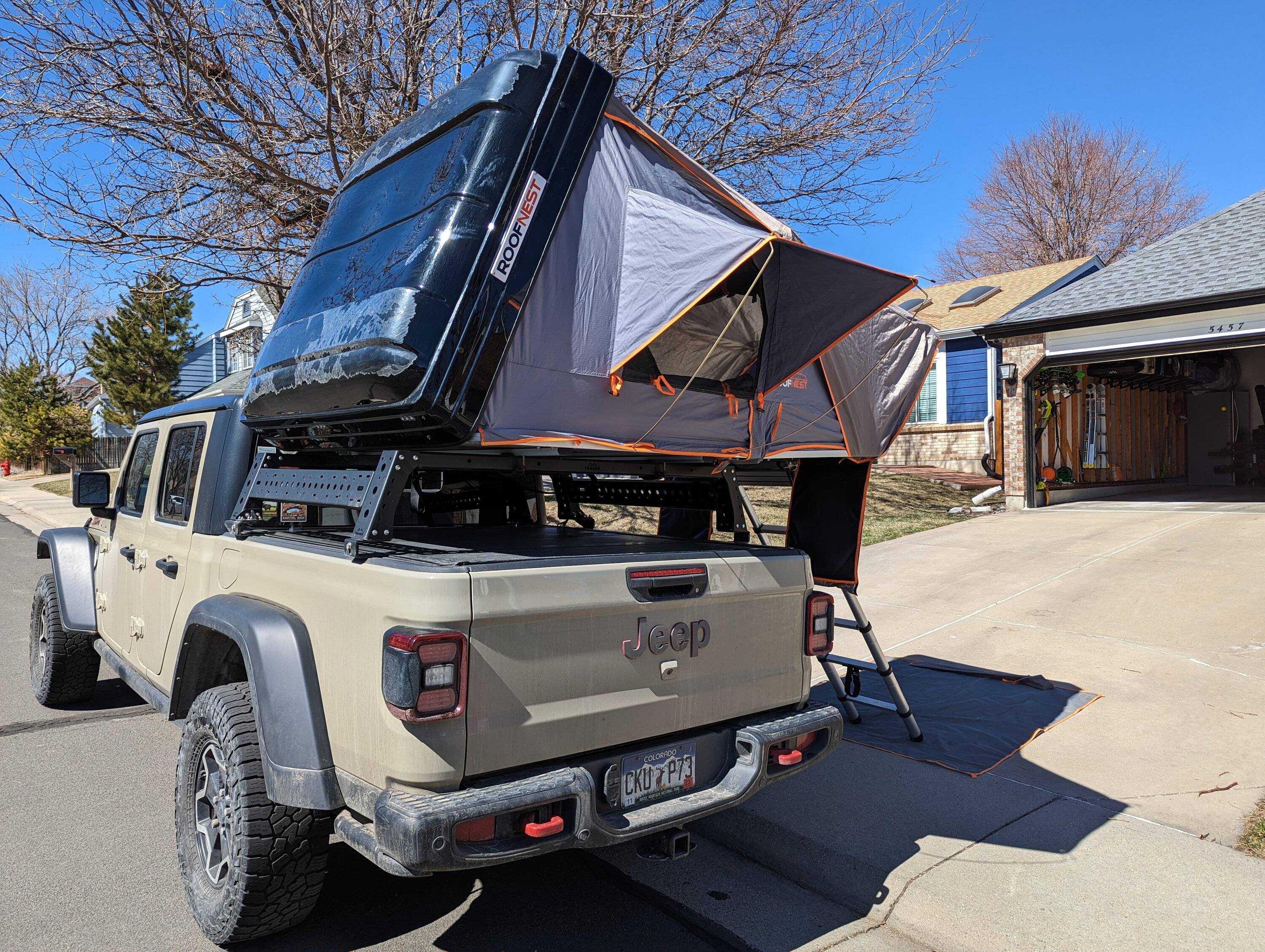 Jeep Gladiator Roofnest Condor Rooftop Tent & Awning PXL_20230319_185822844.MP
