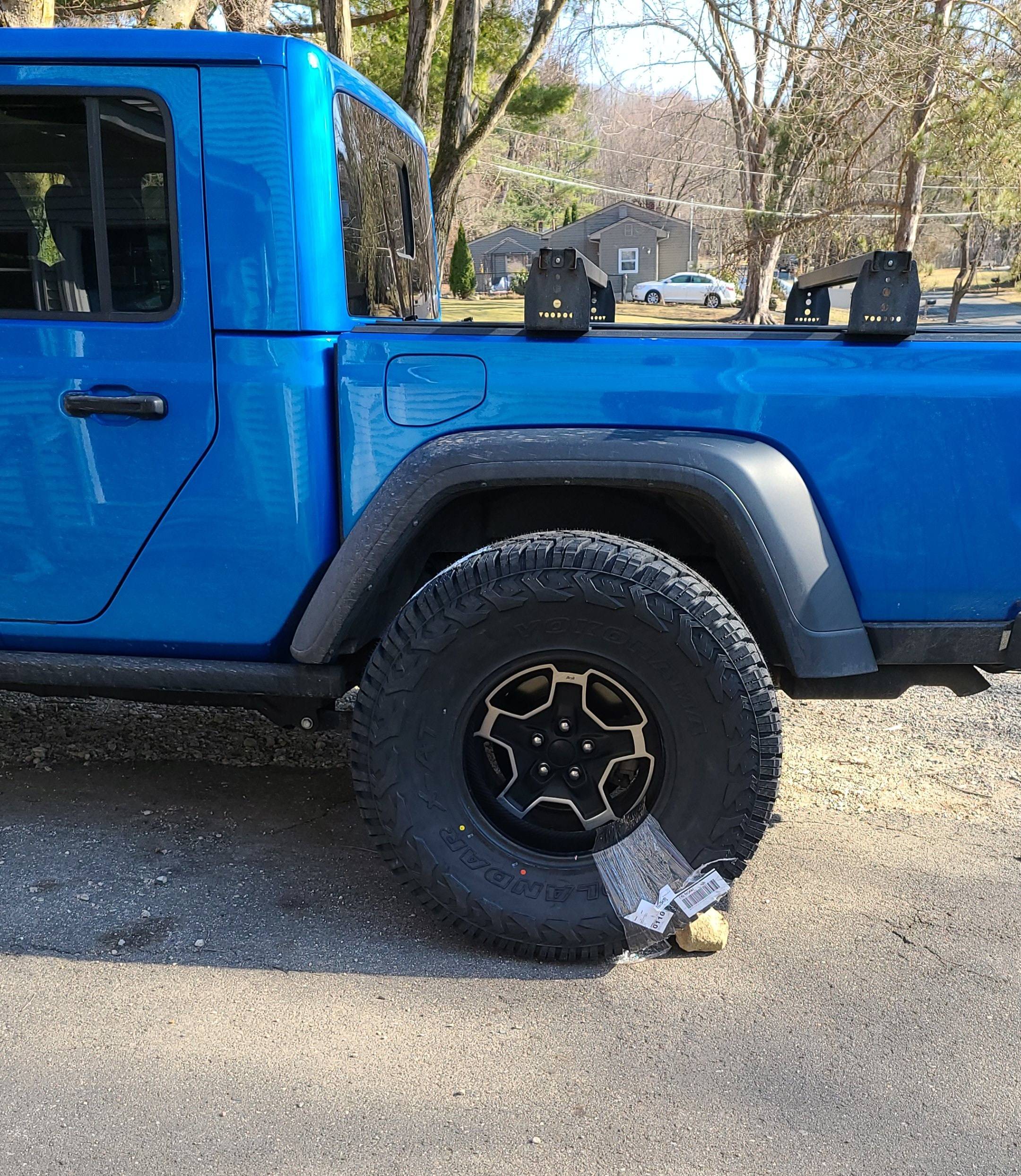 Jeep Gladiator Yokohama Geolandar X-AT LT37/12.50R17 at wally world $270 each Snapchat-863725169