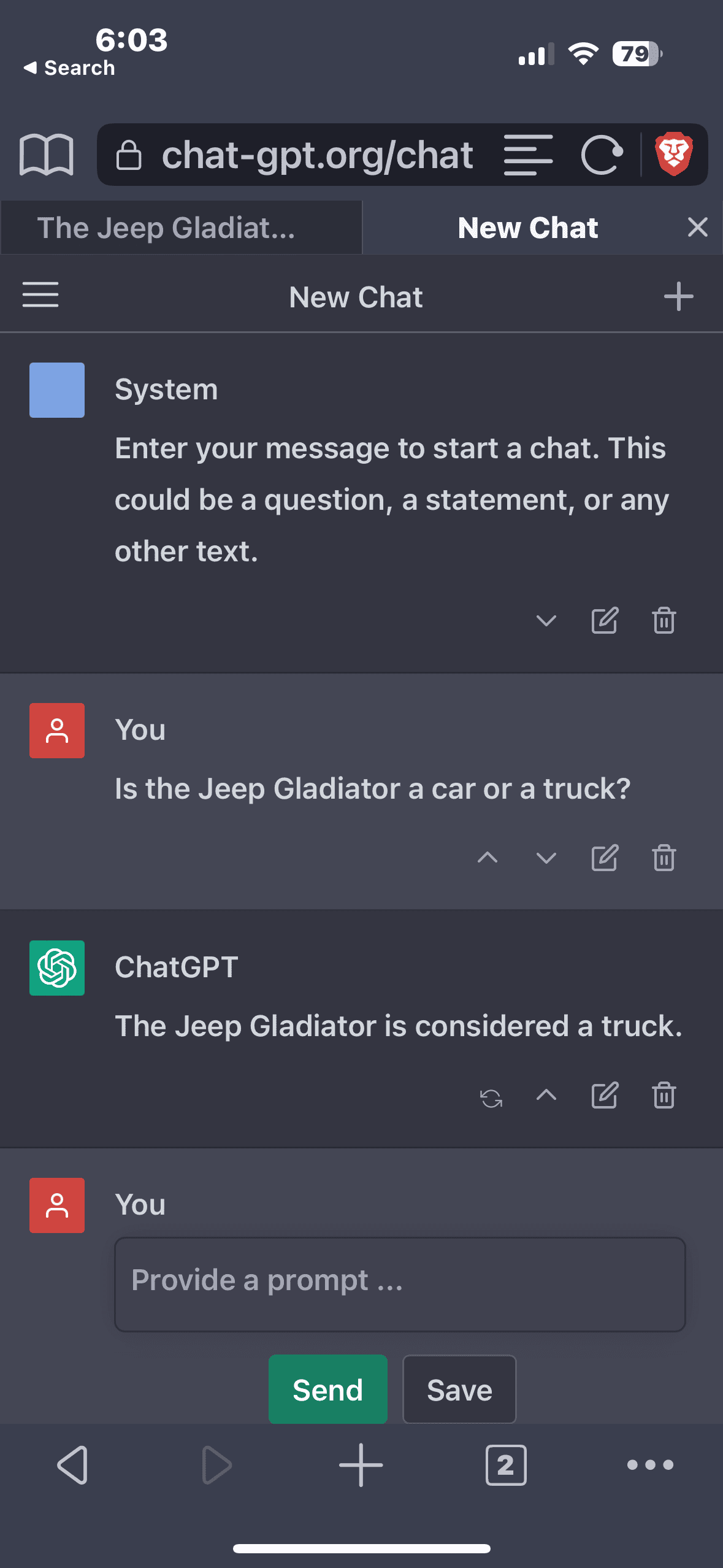 Jeep Gladiator The Jeep Gladiator IS a CAR!! E060D052-3E65-4D45-ADBD-EC8C65B5EFAC