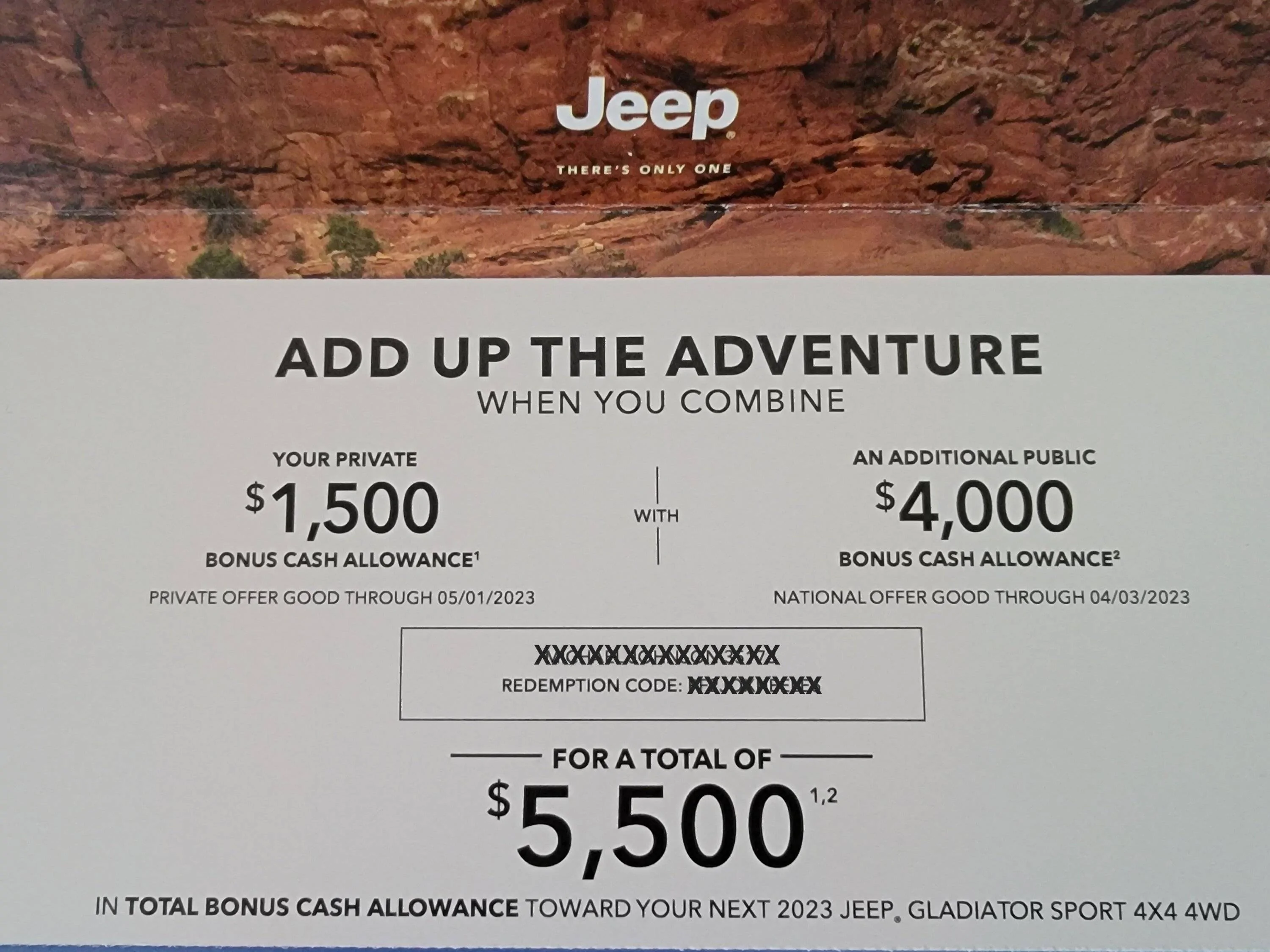 Jeep Gladiator $5,500 OFF 2023 GLADIATOR SPORT 4X4 4WD 20230323_170144