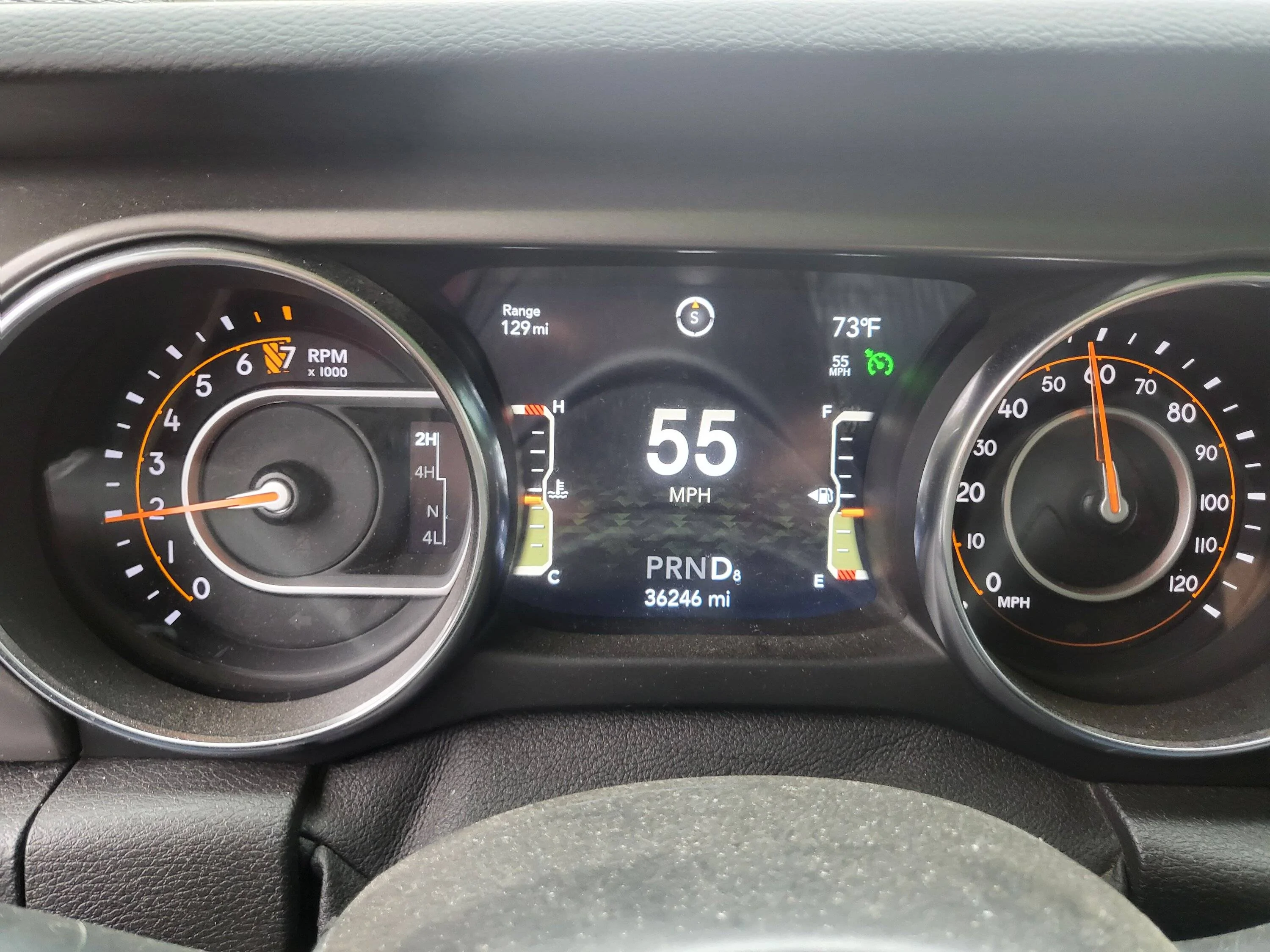 Jeep Gladiator 5.13 Gears, My Thoughts and Real Numbers 20230323_163340