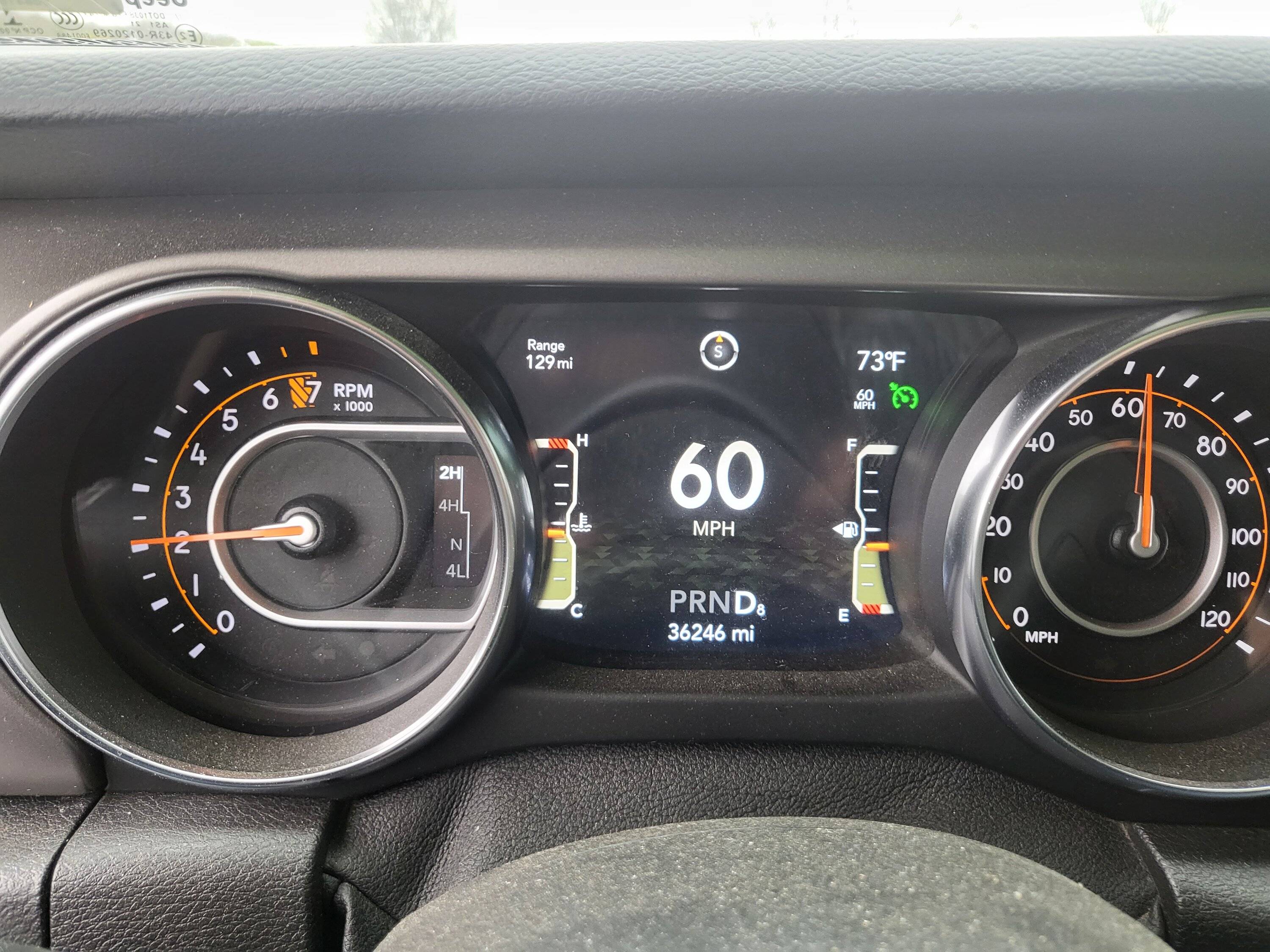 Jeep Gladiator 5.13 Gears, My Thoughts and Real Numbers 20230323_163356