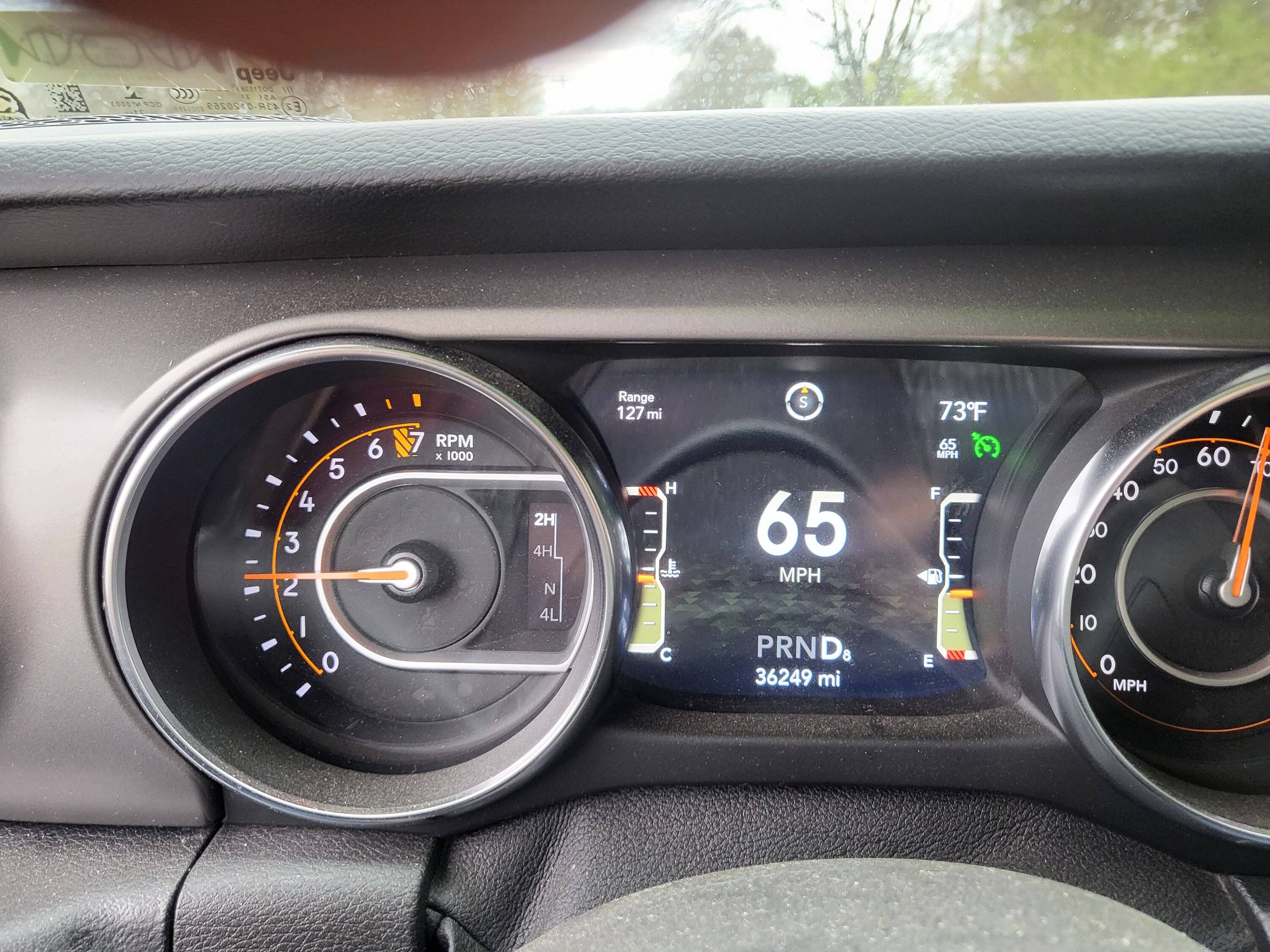 Jeep Gladiator 5.13 Gears, My Thoughts and Real Numbers 20230323_163702