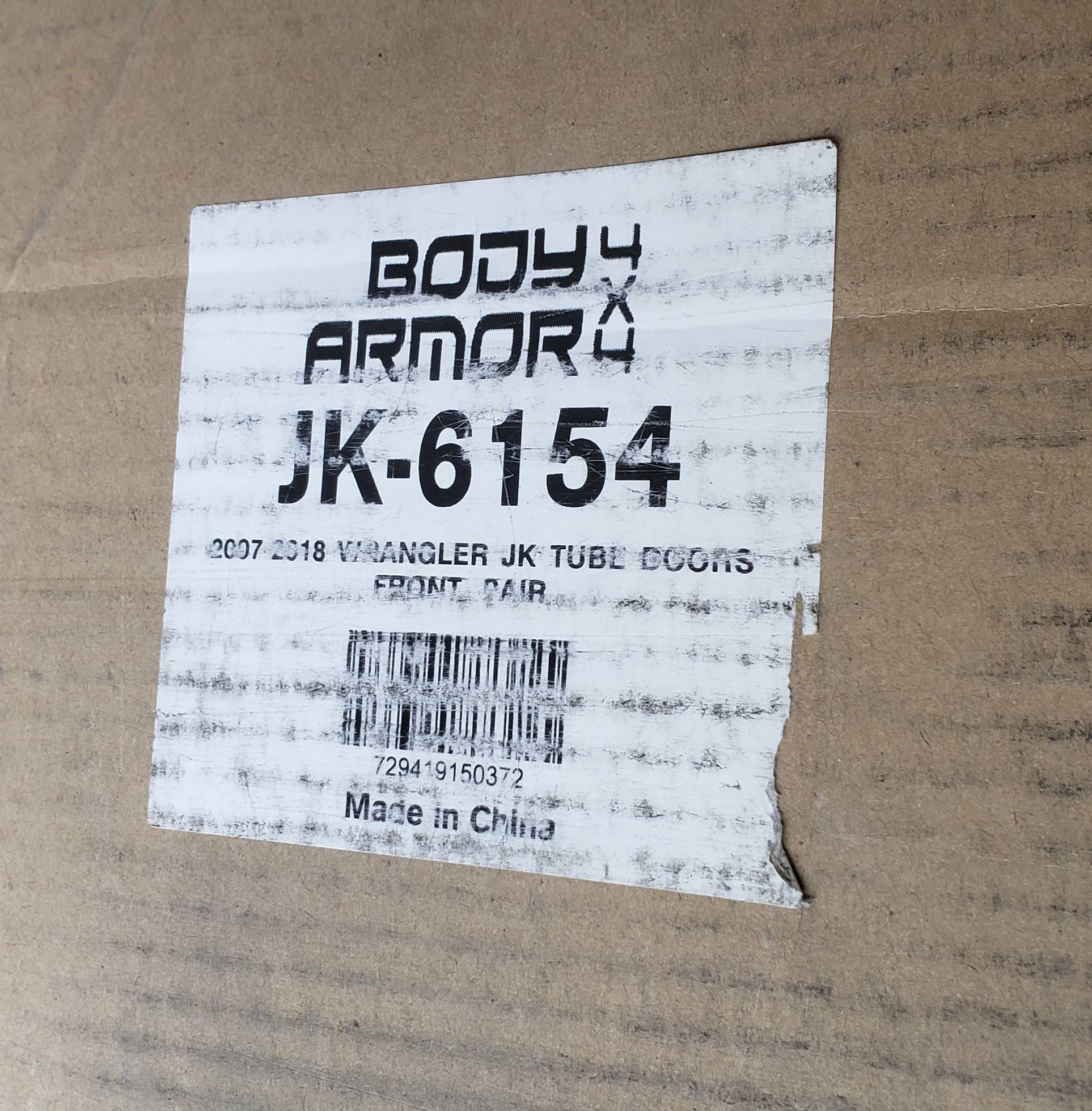 Jeep Gladiator Body Armor Tube Doors 20230324_122046