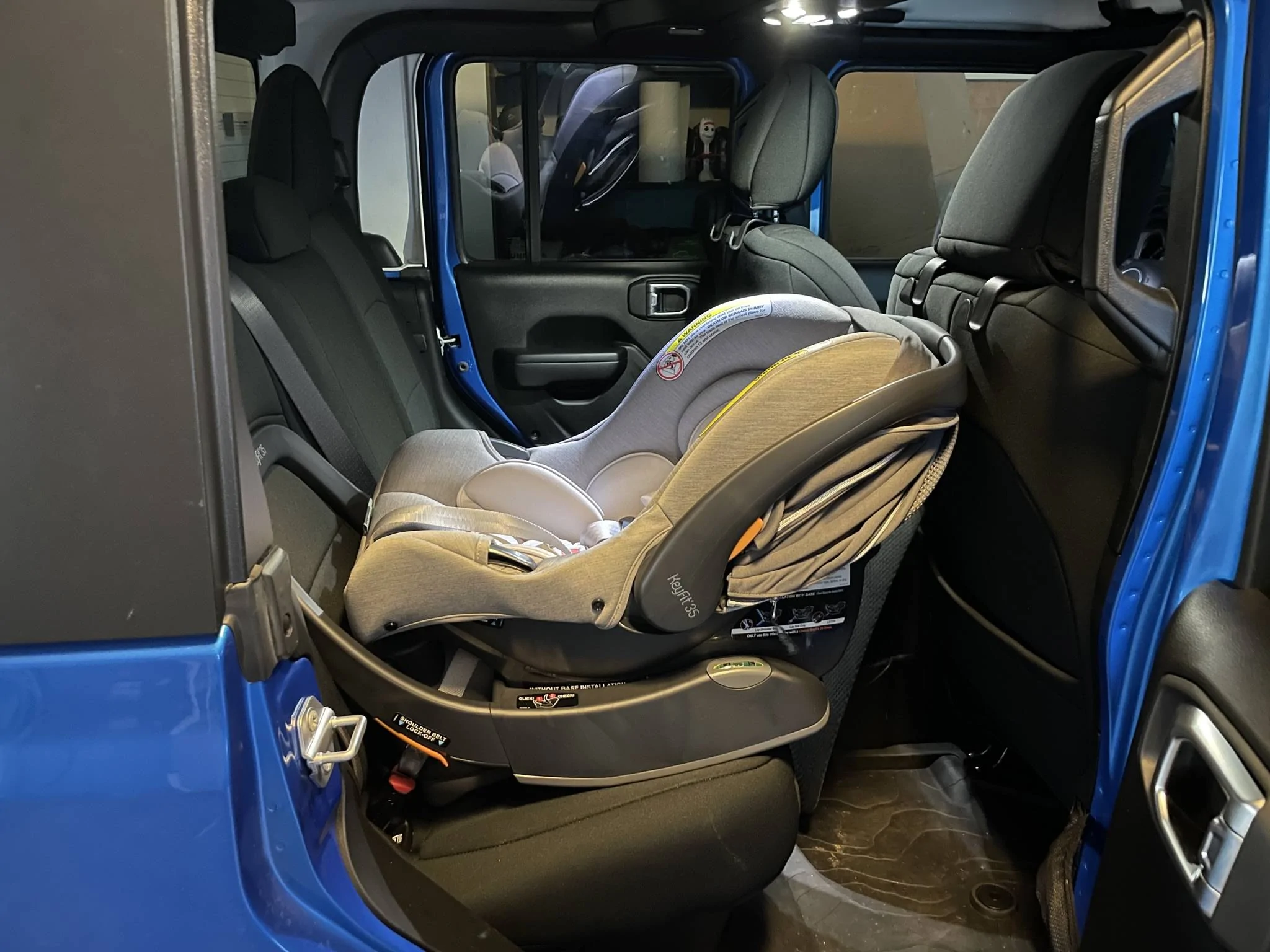 Jeep Gladiator Rear facing car seat? 3C103BE0-BE6E-4460-8D3F-E68A370E5FFA