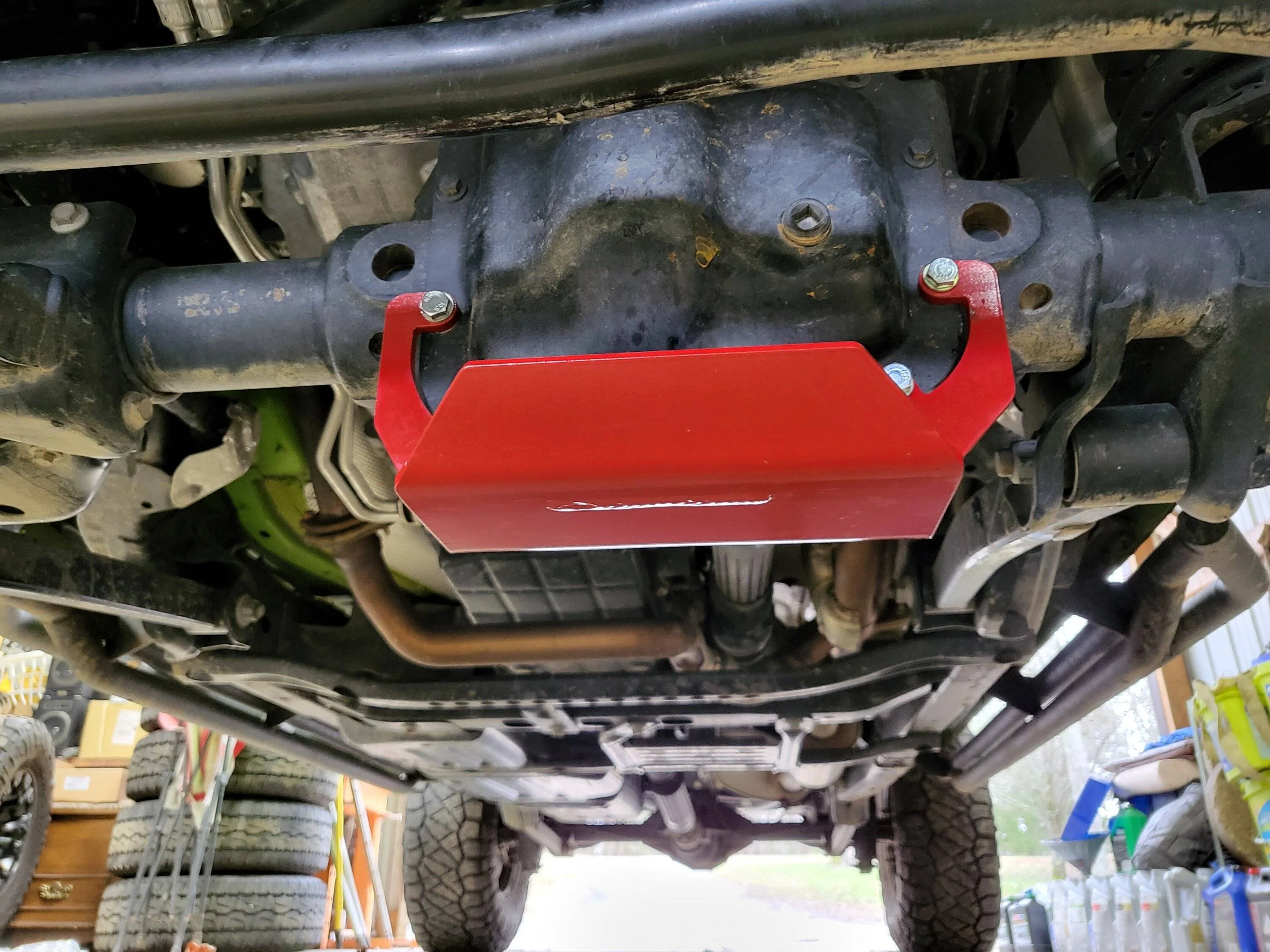 Jeep Gladiator Red Rancho Diff Skids Aint Red Anymore 20221127_122817