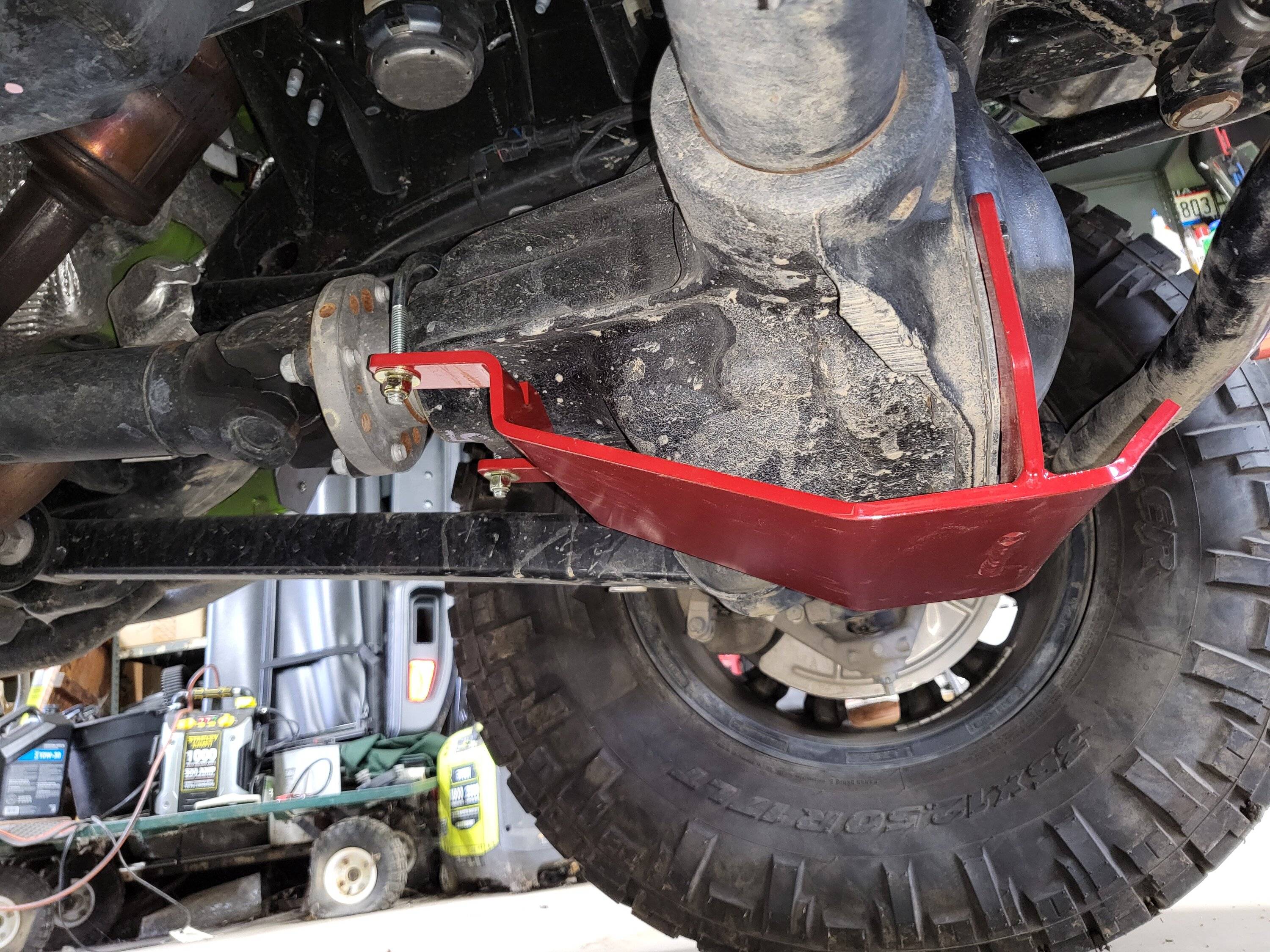 Jeep Gladiator Red Rancho Diff Skids Aint Red Anymore 20221127_122911