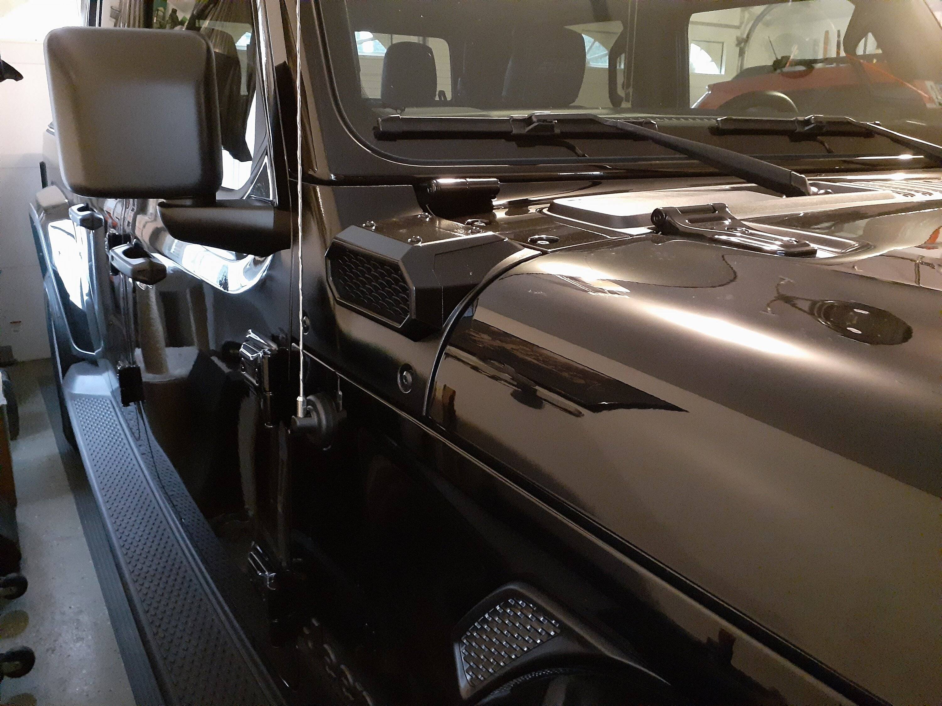 Jeep Gladiator Making a snorkel fit for the Mojave 20211229_153536