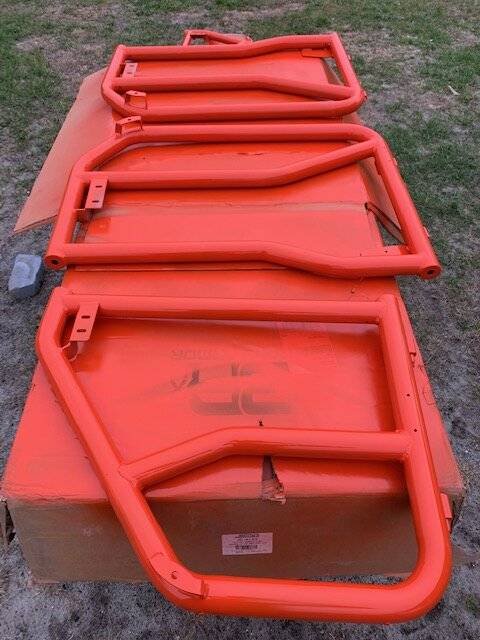 Jeep Gladiator Tube Doors: Body Armor (2023) tube doors painted