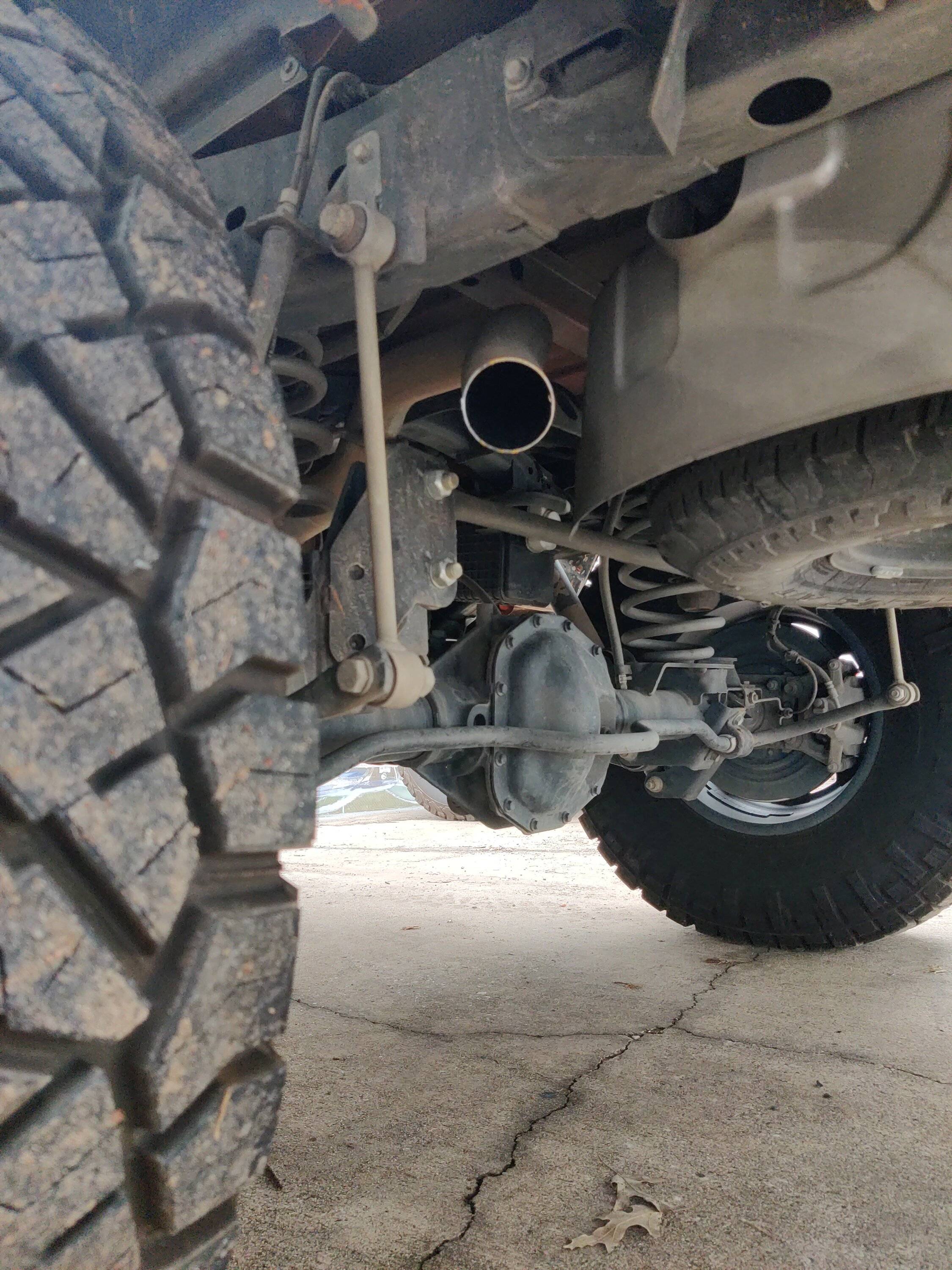 Jeep Gladiator Exhaust cut. Done. 2023-03-28-08-00-21-370