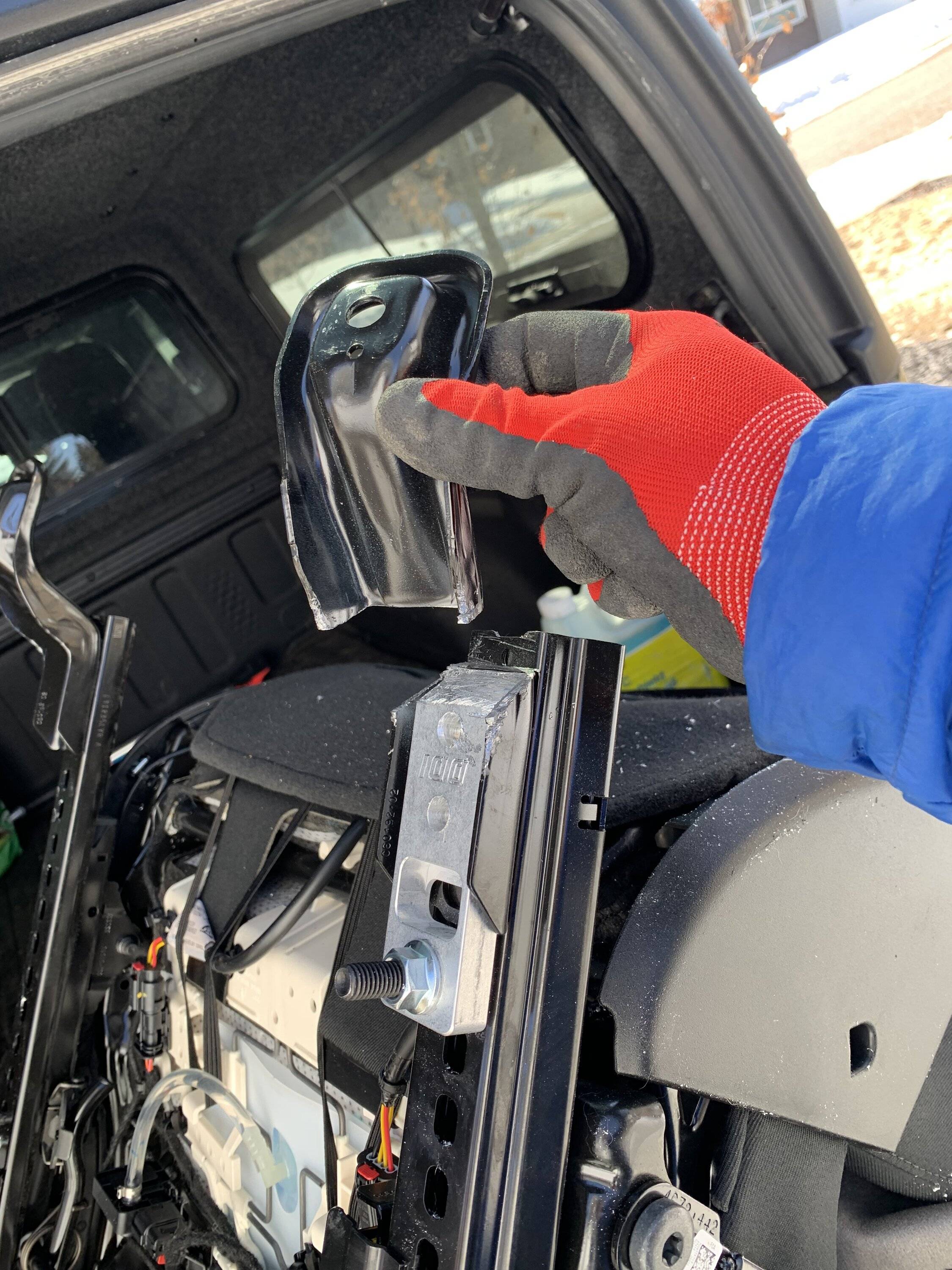 Jeep Gladiator Installed Desert Does It Seat Slammers, incredible success lowering driver seat height :) 8607538C-03A5-4524-84E3-8D6FBCA96FAF
