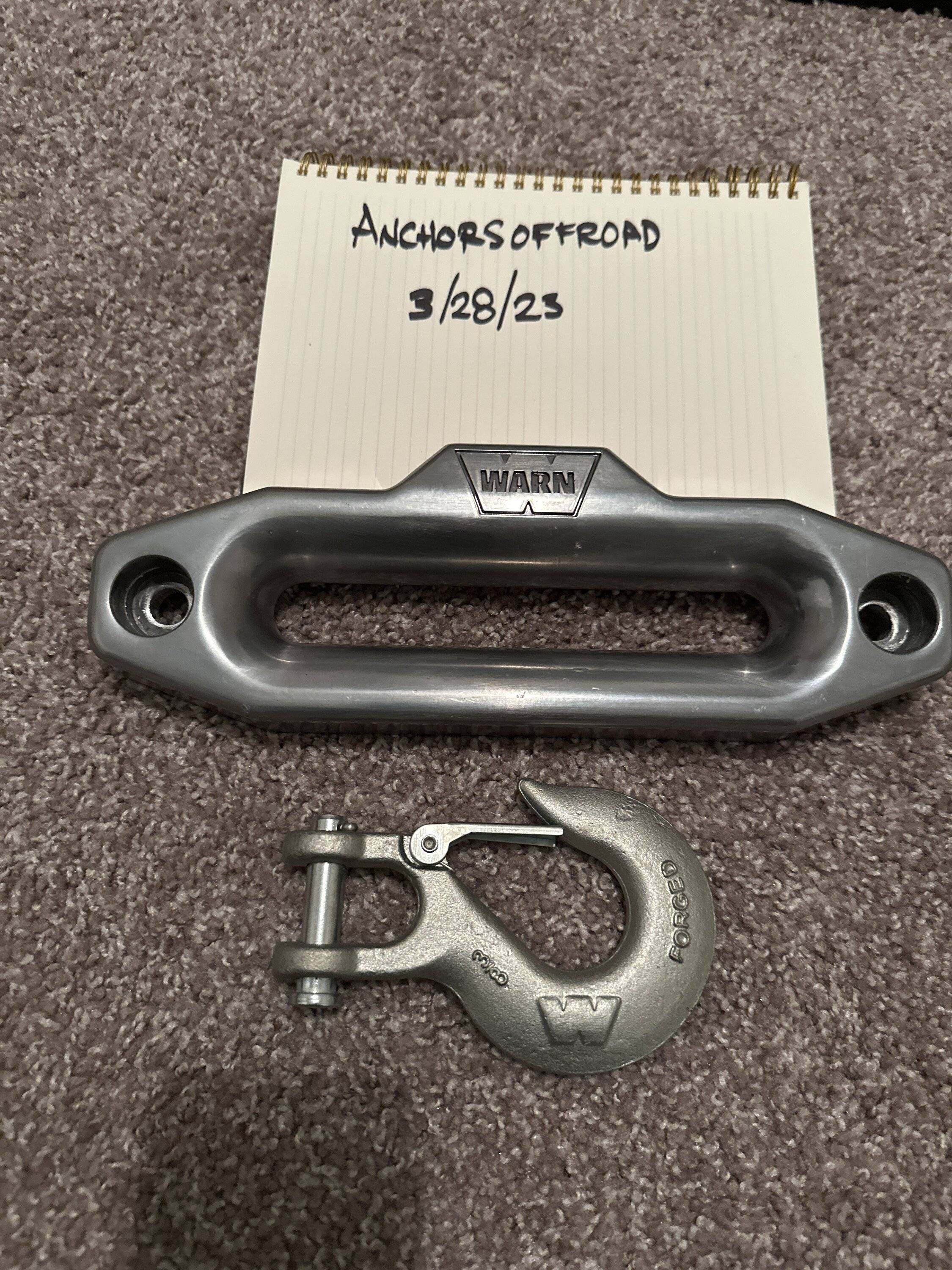 Jeep Gladiator WARN Hook and Fairlead image