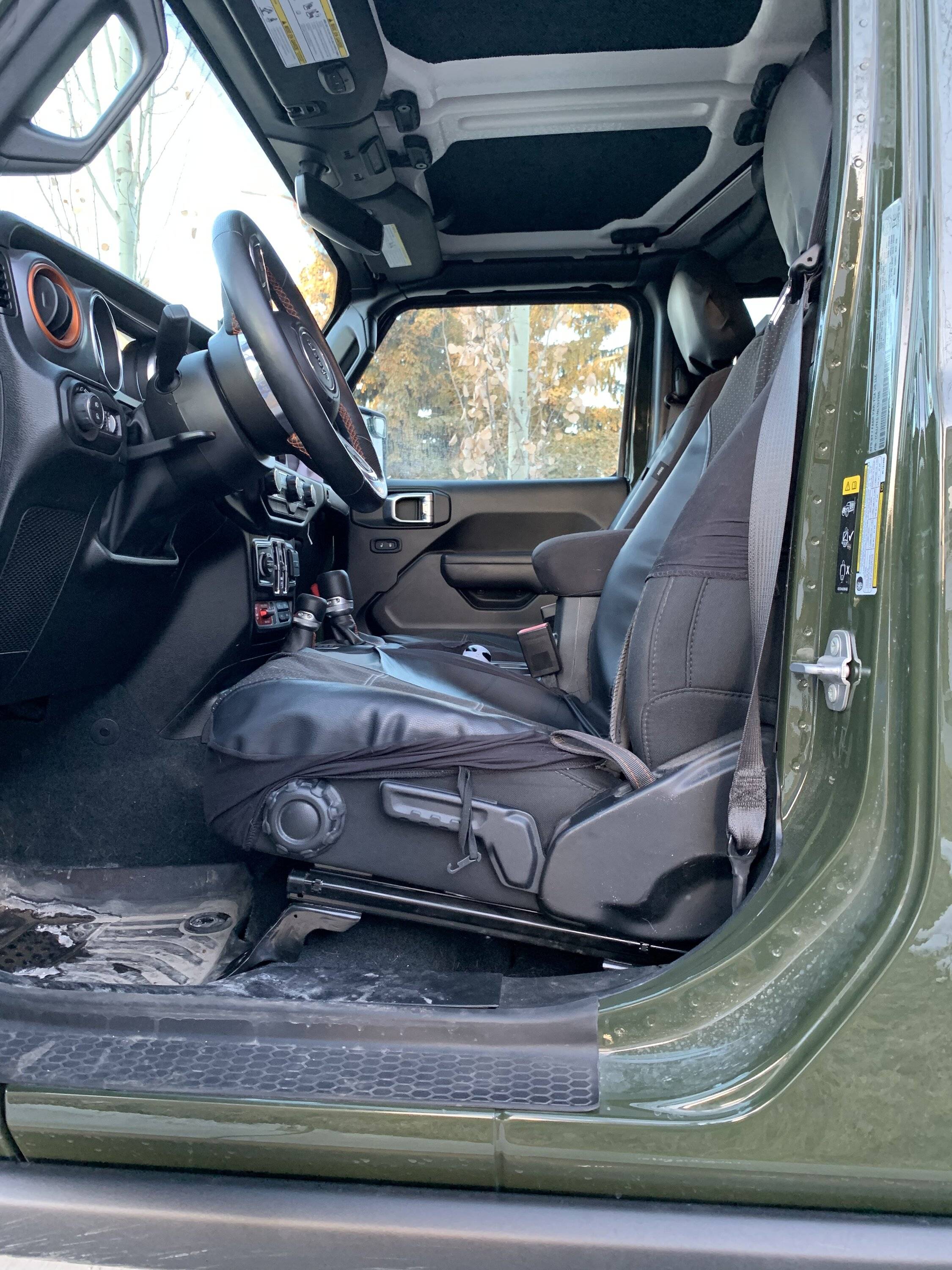 Jeep Gladiator Installed Desert Does It Seat Slammers, incredible success lowering driver seat height :) 913CDC72-BB4F-411D-9D87-5CE6E74AFD8F