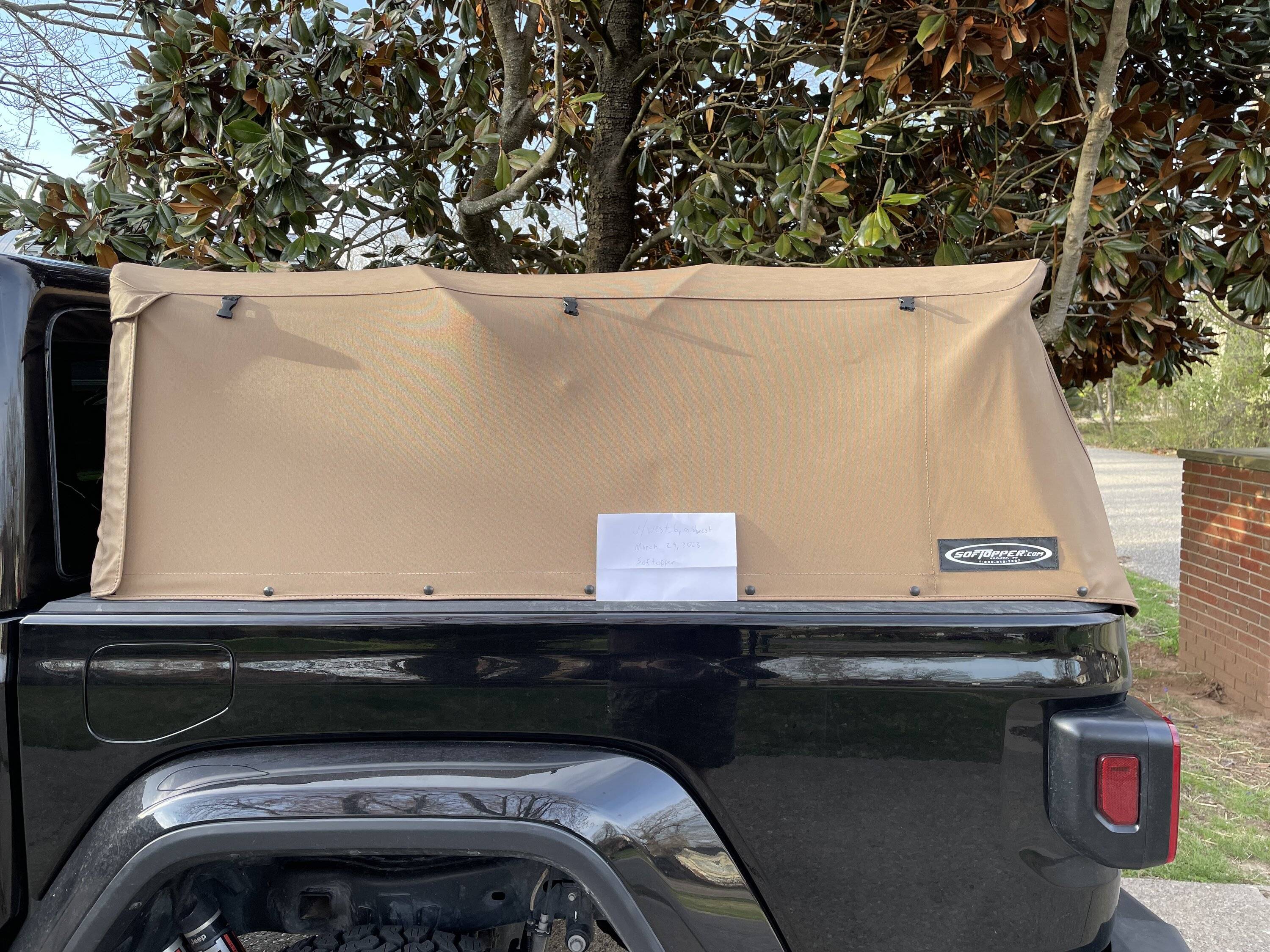 Jeep Gladiator Tan Softopper - $500 IMG_9684