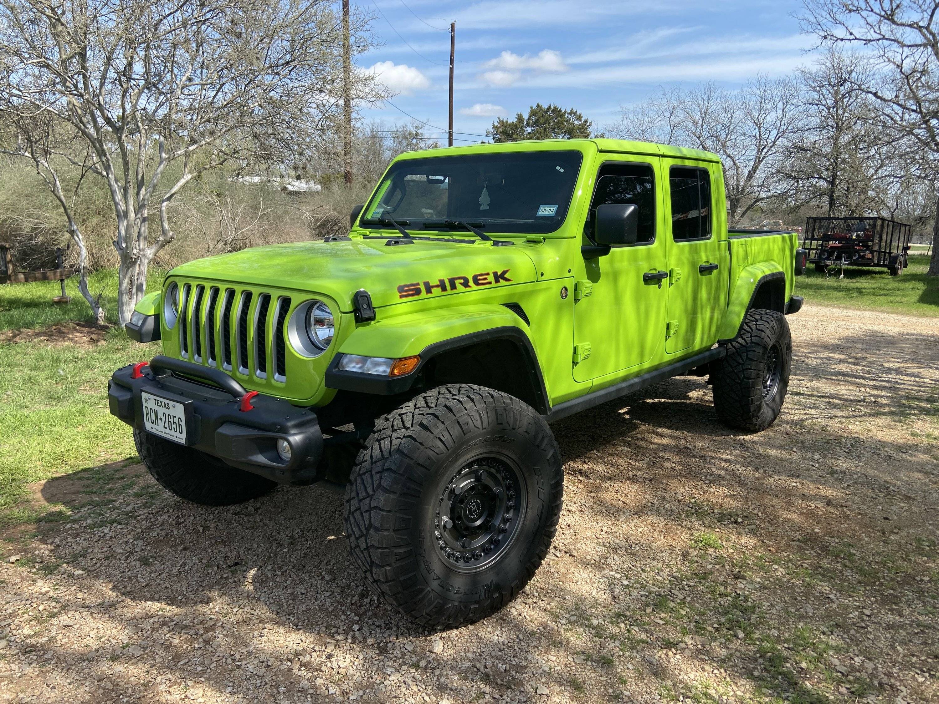Jeep Gladiator Lets see all those Gladiators with lifts and bigger tires! 20230329_231840