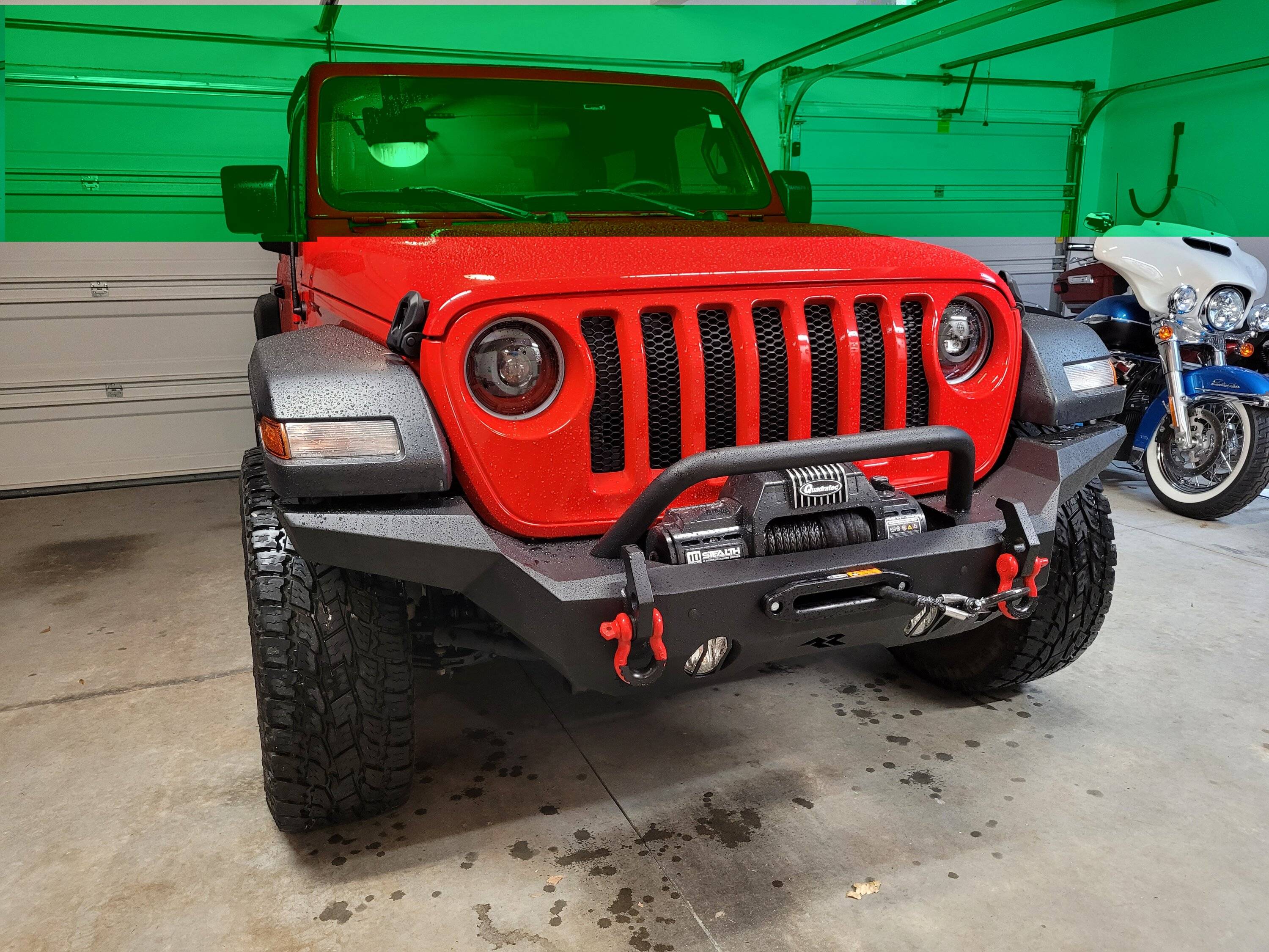 Jeep Gladiator Rugged Ridge HD full width front bumper feedback? Wrangler bumper