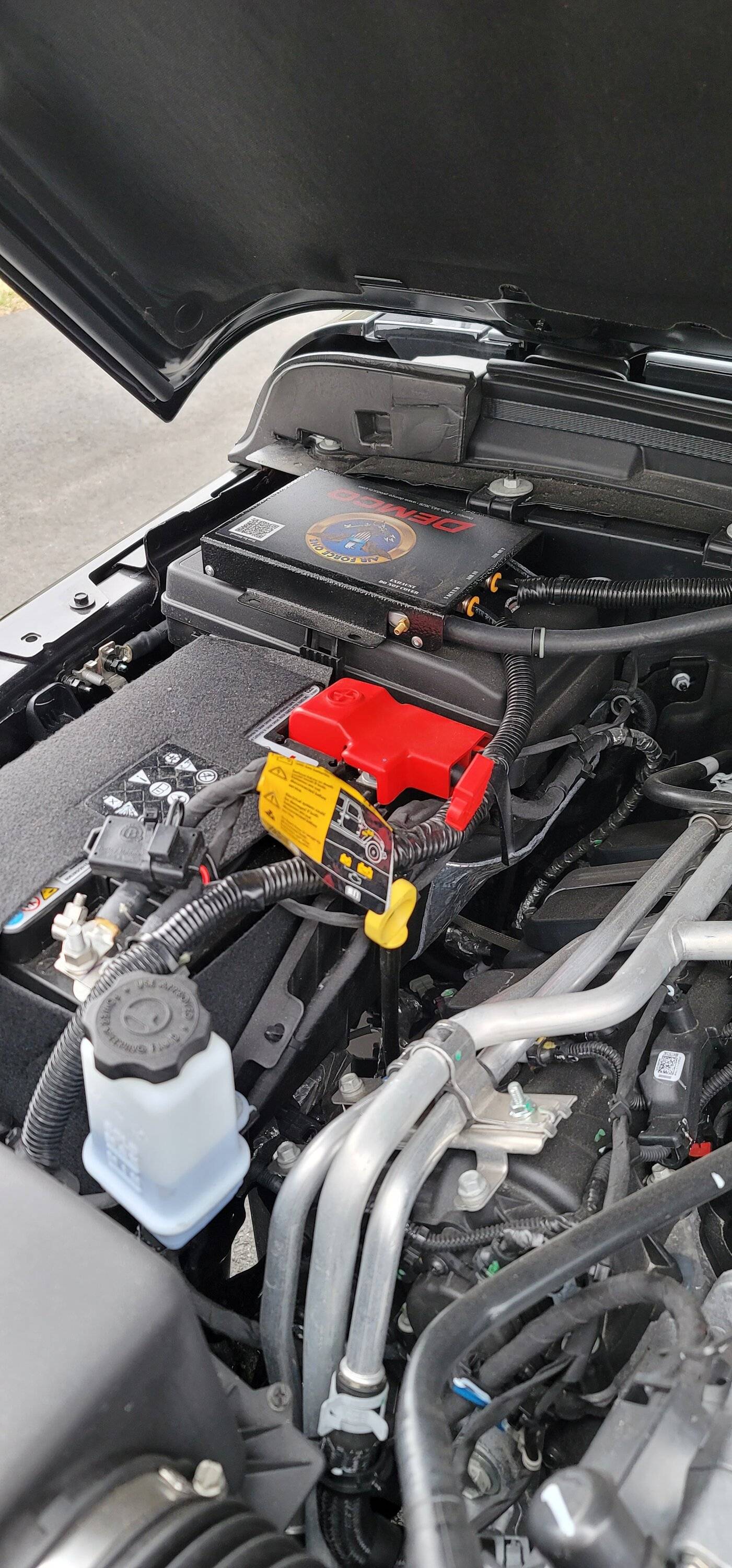 Jeep Gladiator stop/start + traction control lights are on because braking system for towing behind RV? 20230331_165214