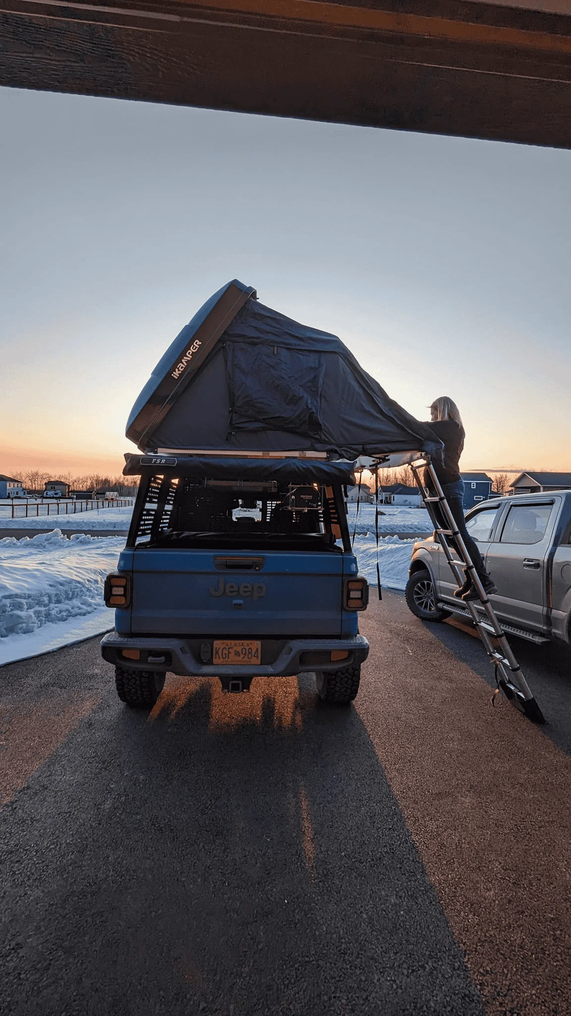 Jeep Gladiator Alaska Daily Drivers: Hydro Blue 80A and Bright White JTR 1680537538634