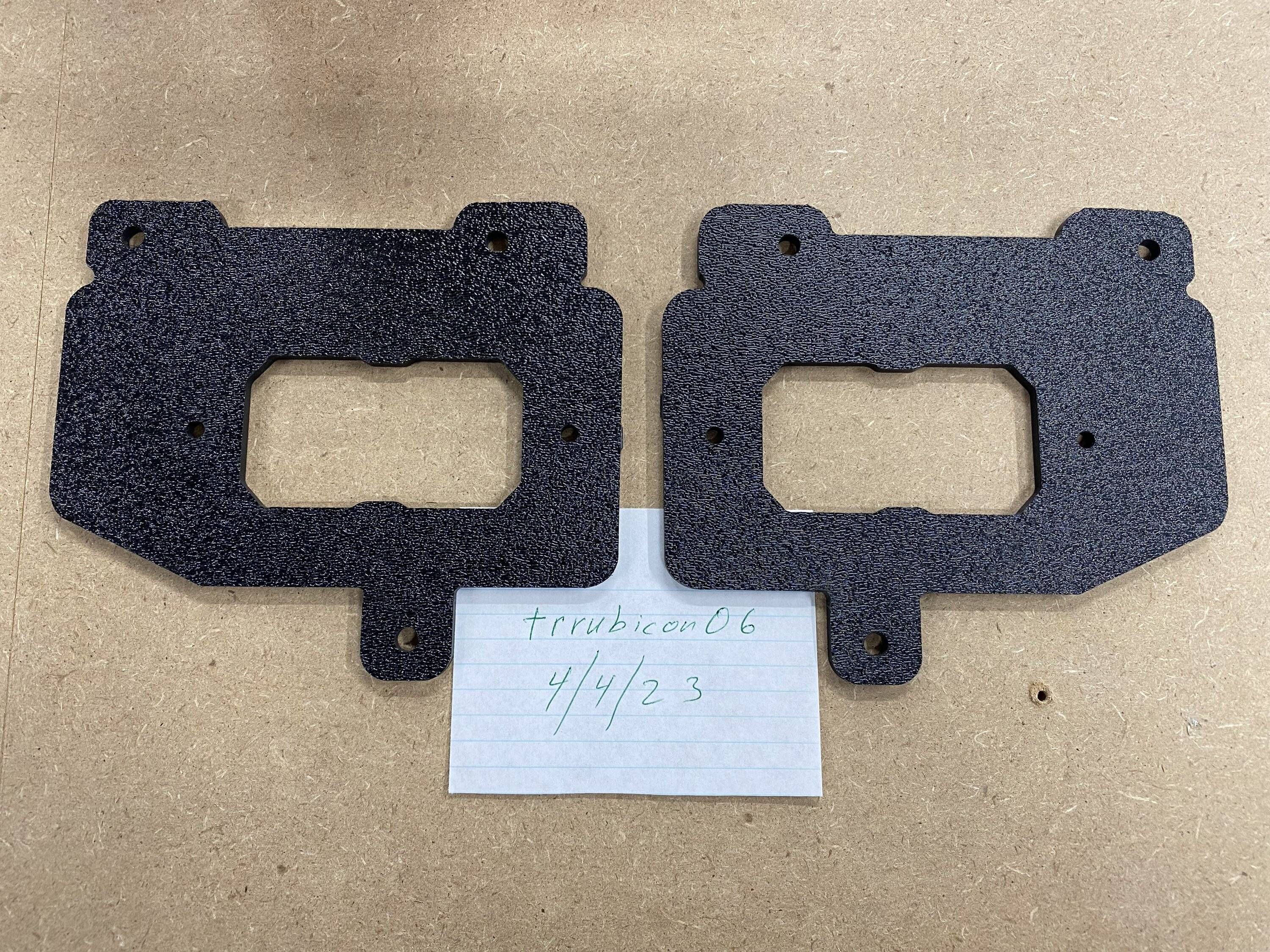 Jeep Gladiator Rear bumper mounts for SSC2 lights IMG_4075
