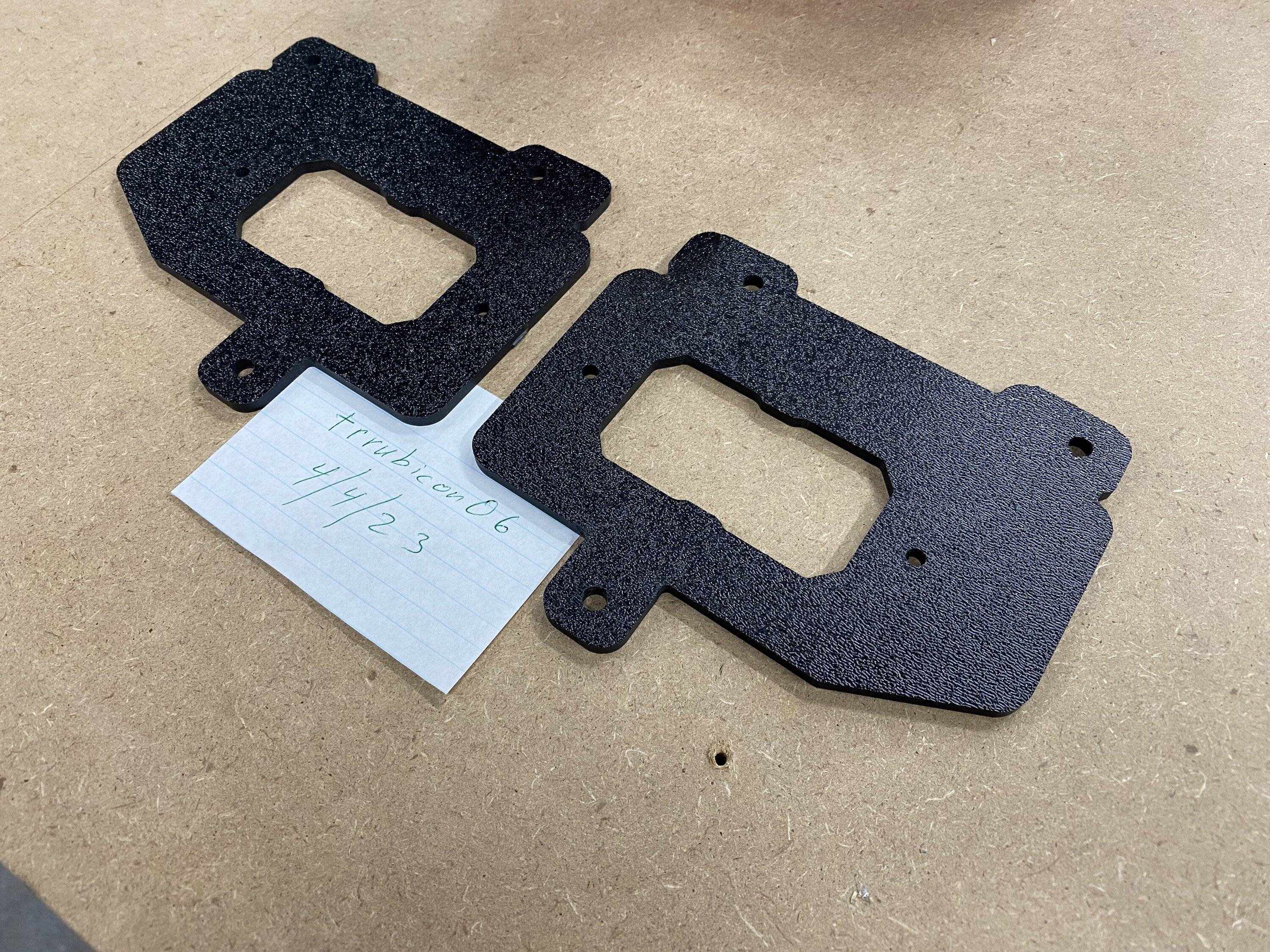 Jeep Gladiator Rear bumper mounts for SSC2 lights IMG_4076