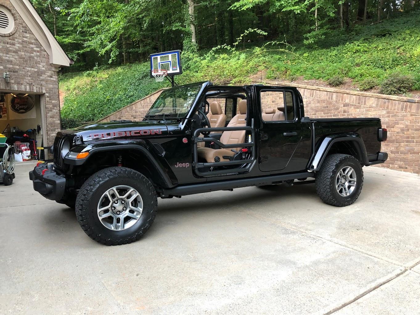 Jeep Gladiator Mopar Front Tube Doors for 2018, 2019 Wrangler, or 2020 Gladiator tube door