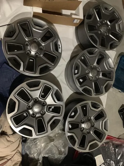 Jeep Gladiator Five OEM JK Rubicon take off wheels - $600; will help some on shipping IMG-8984