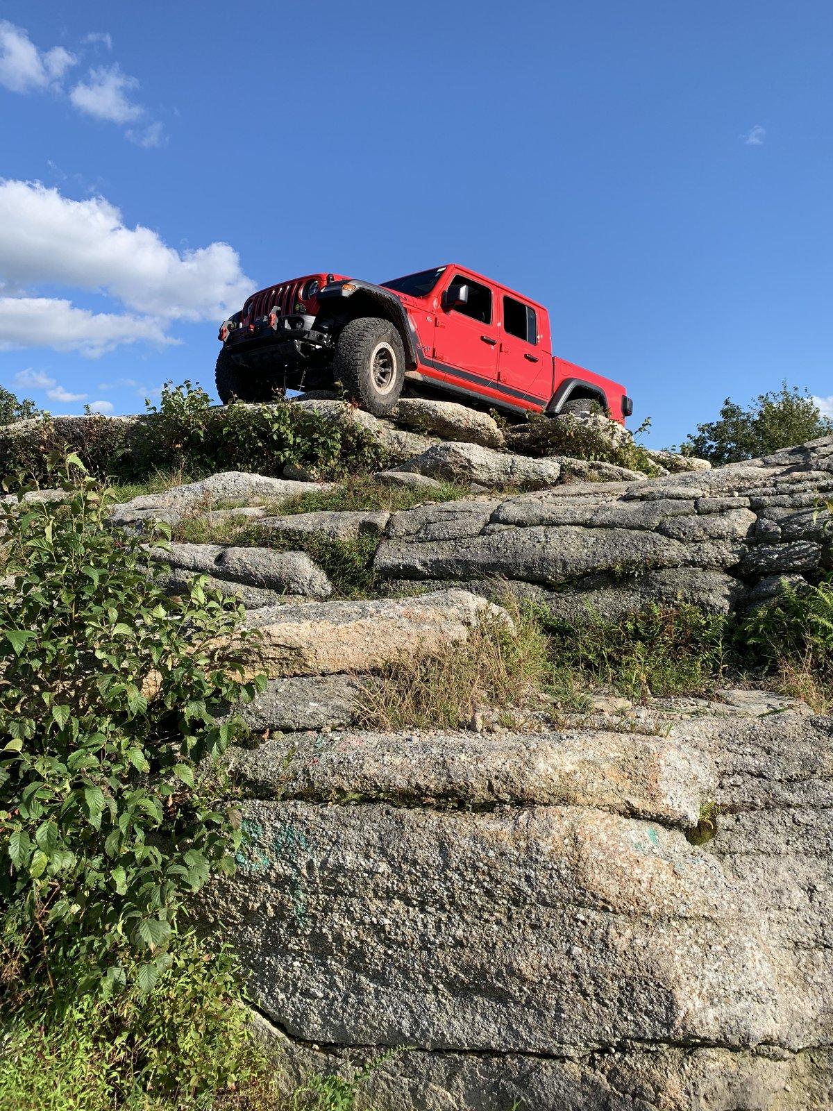 Jeep Gladiator What did you do WITH your Gladiator today? rock