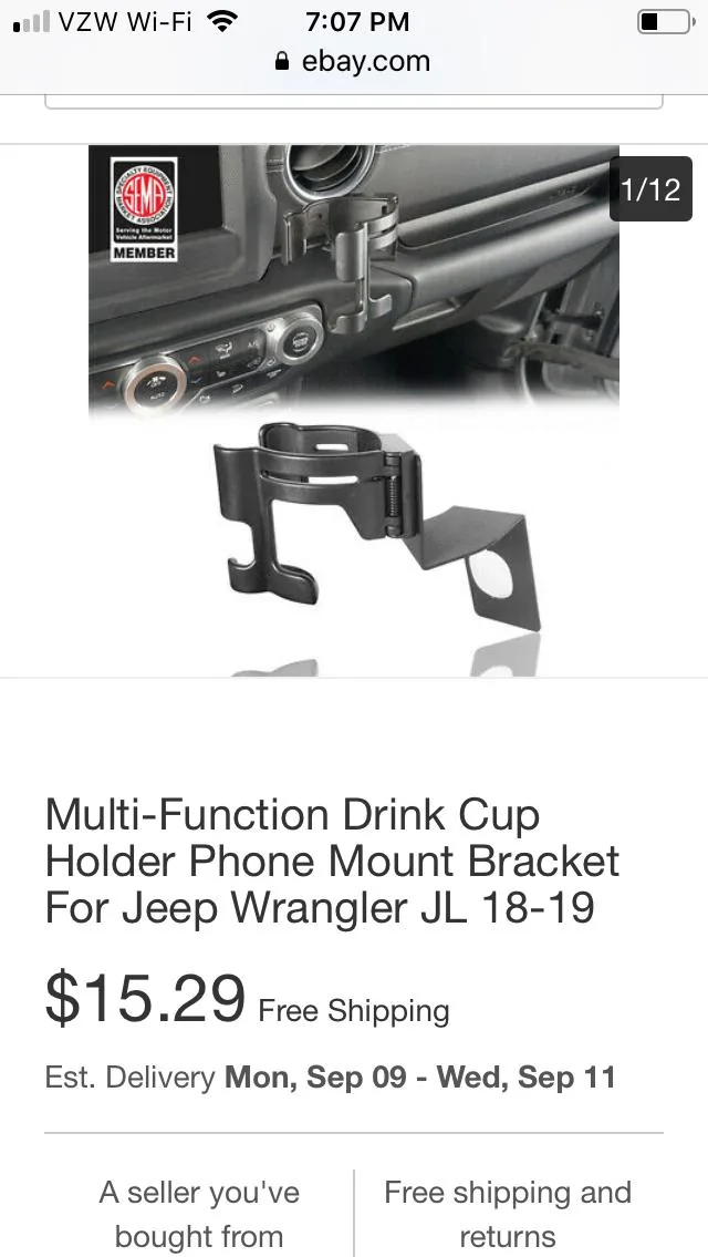 Jeep Gladiator Looking for phone holder 22683F87-0116-408B-A4A5-A403E1655069